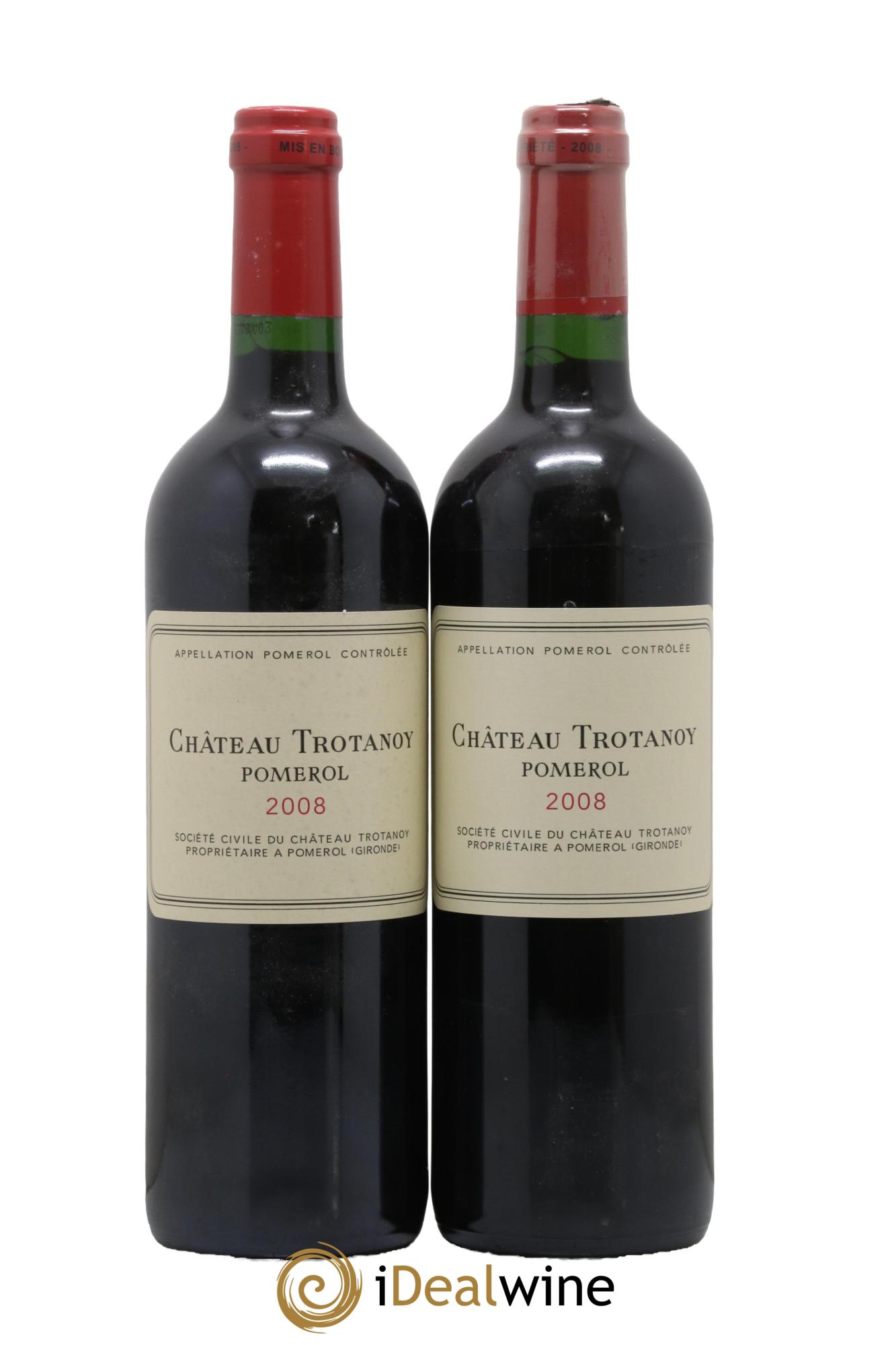 Château Trotanoy  2008 - Lotto di 2 bottiglie - 0