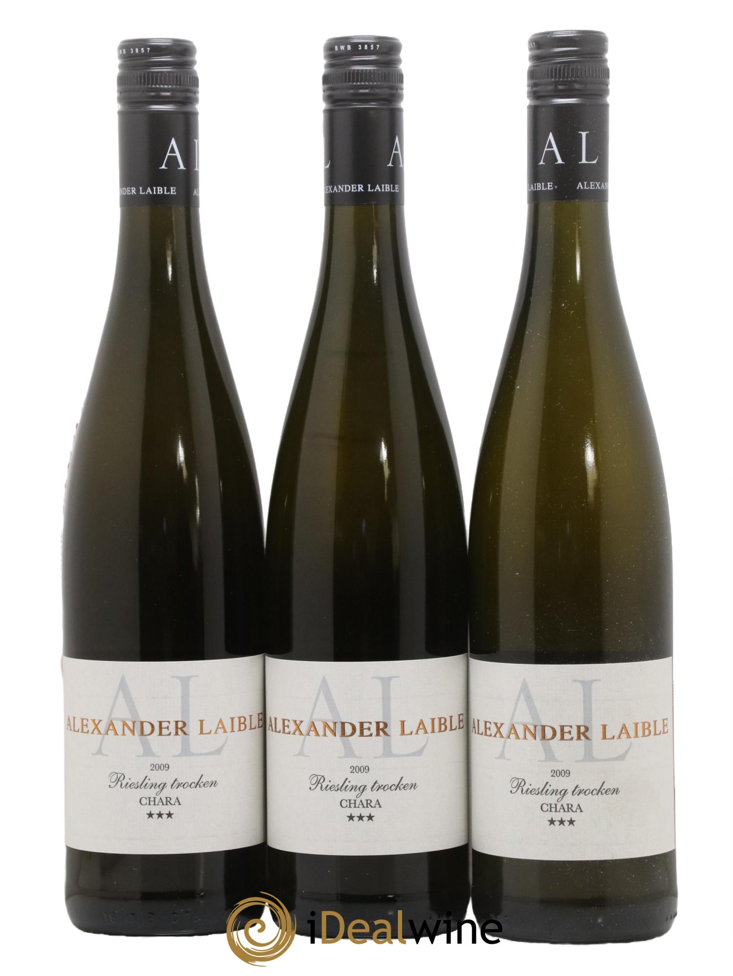 Allemagne Pays de Bade Riesling Trocken Chara *** Weingut Alexander Laible 2009 - Posten von 3 Flaschen - 0