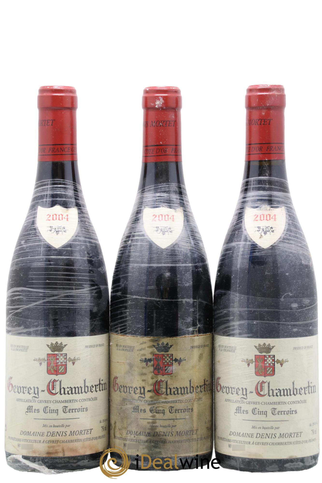 Gevrey-Chambertin Mes Cinq Terroirs Denis Mortet (Domaine) 2004 - Posten von 3 Flaschen - 0