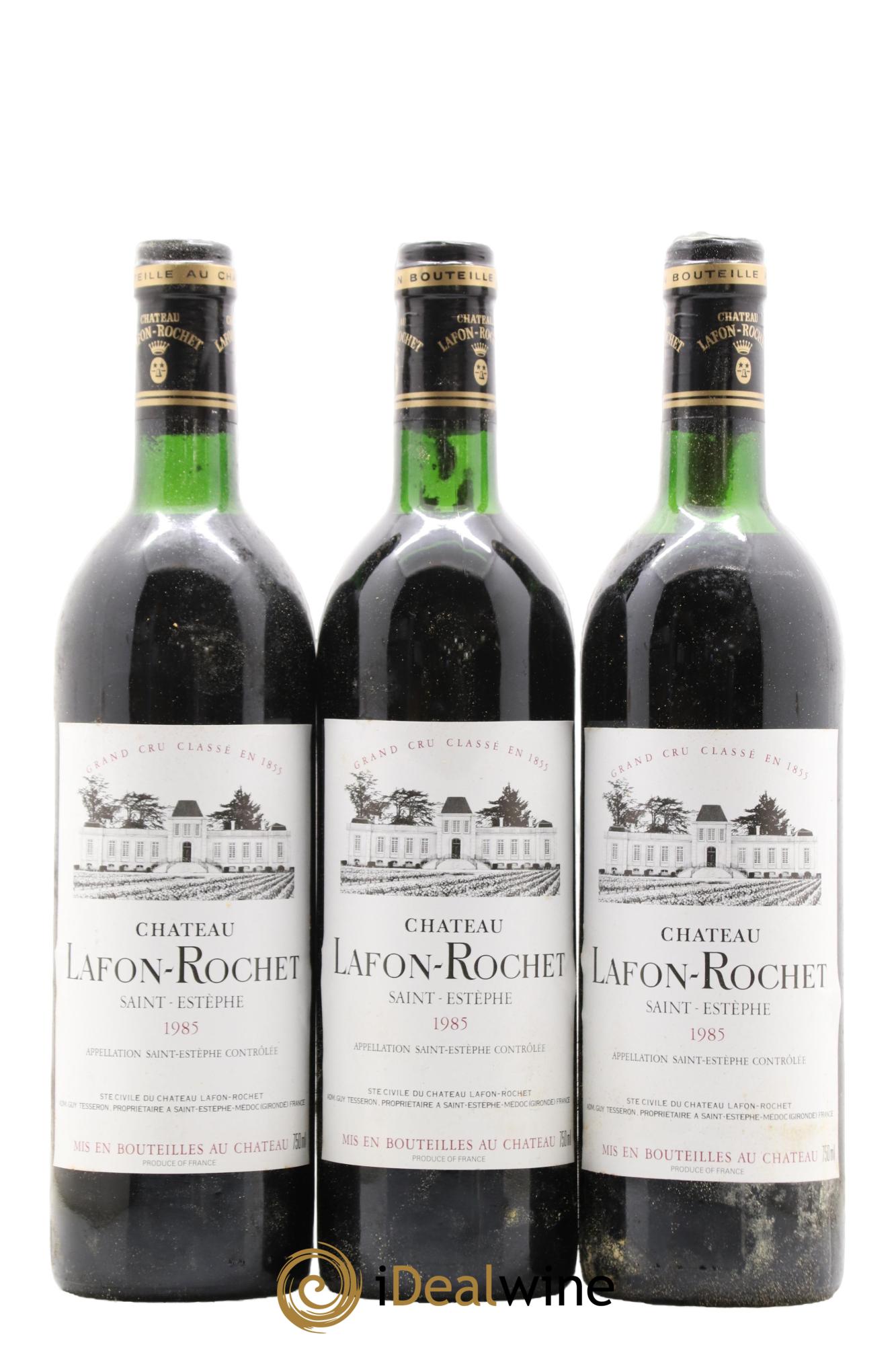 Château Lafon Rochet 4ème Grand Cru Classé 1985 - Posten von 6 Flaschen - 2