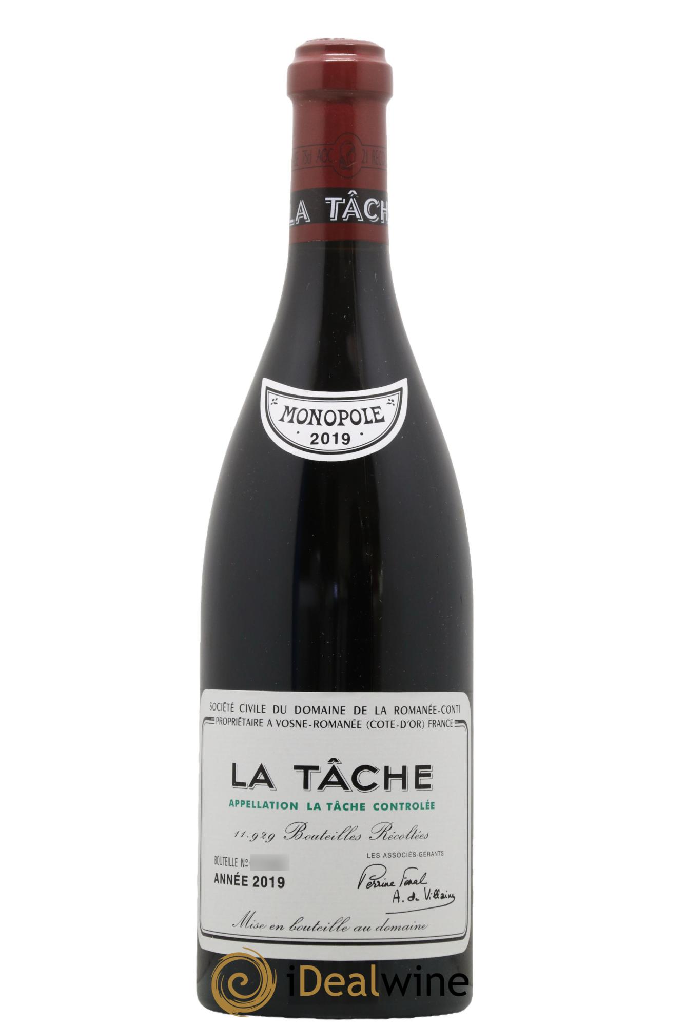 La Tâche Grand Cru Domaine de la Romanée-Conti 2019 - Lotto di 1 bottiglia - 0