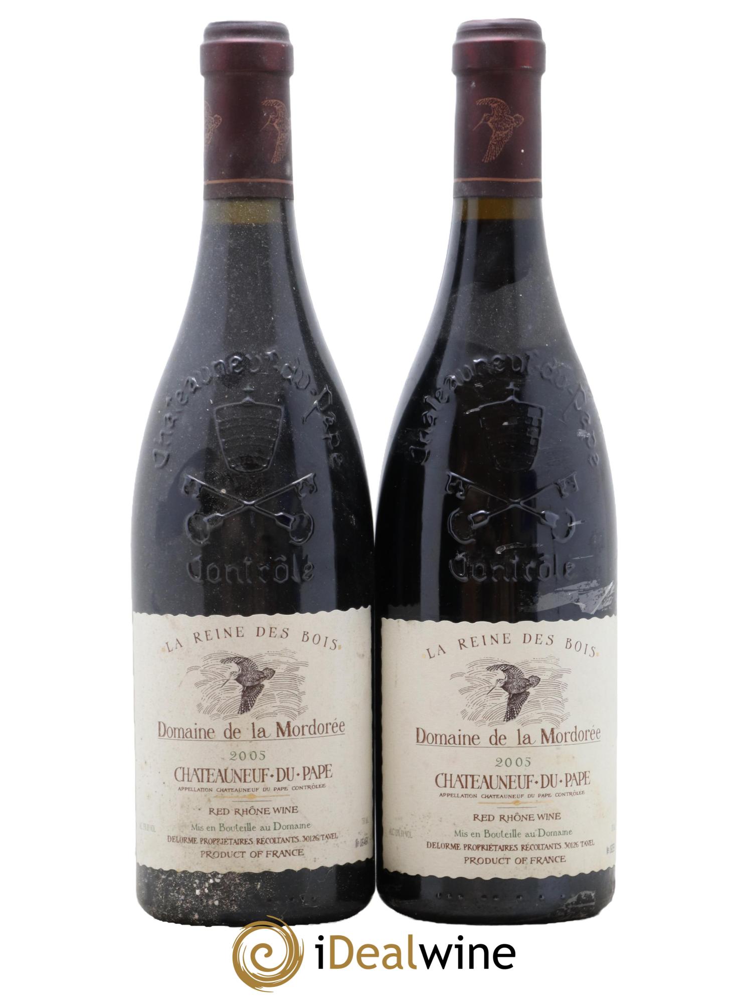 Châteauneuf-du-Pape  Cuvée de la Reine des Bois La Mordorée (Domaine de) 2005 - Lot de 2 bouteilles - 0