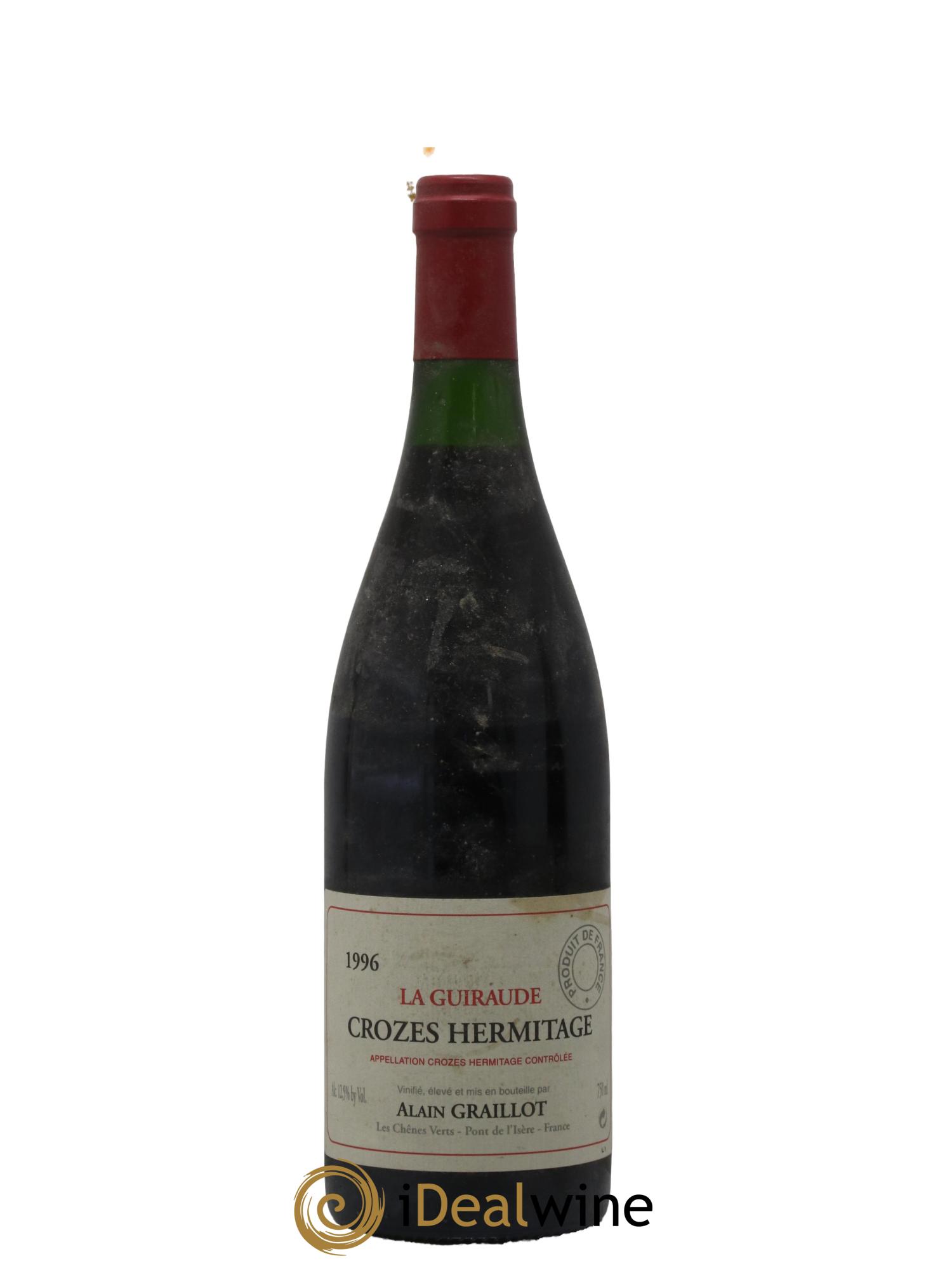 Crozes-Hermitage La Guiraude Domaine Graillot 1996 - Lotto di 1 bottiglia - 0