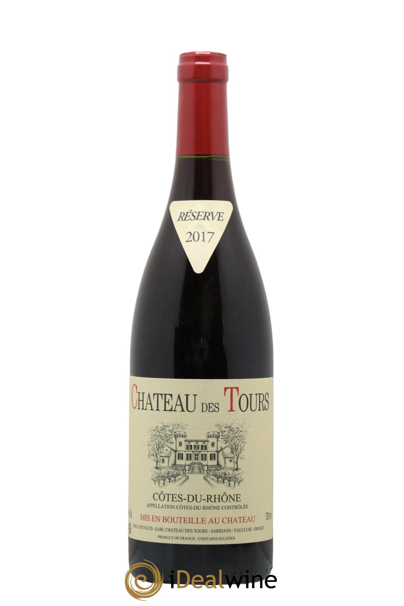 Côtes du Rhône Château des Tours Emmanuel Reynaud 2017 - Lot de 1 bouteille - 0