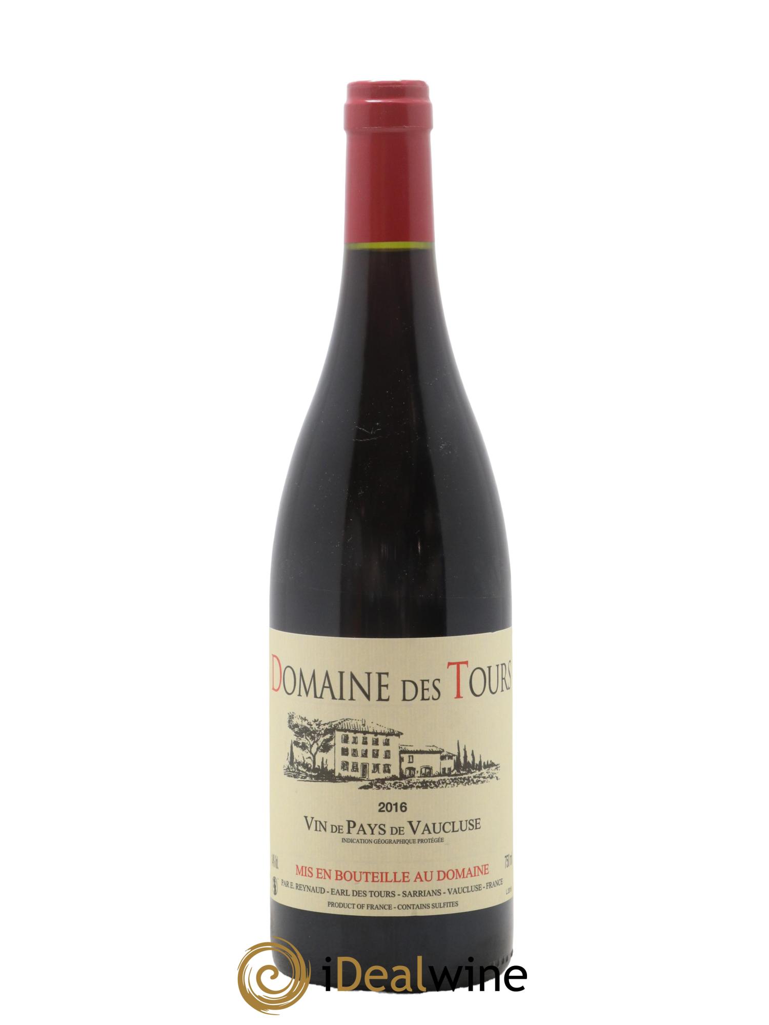 IGP Vaucluse (Vin de Pays de Vaucluse) Domaine des Tours Emmanuel Reynaud 2016 - Lotto di 1 bottiglia - 0