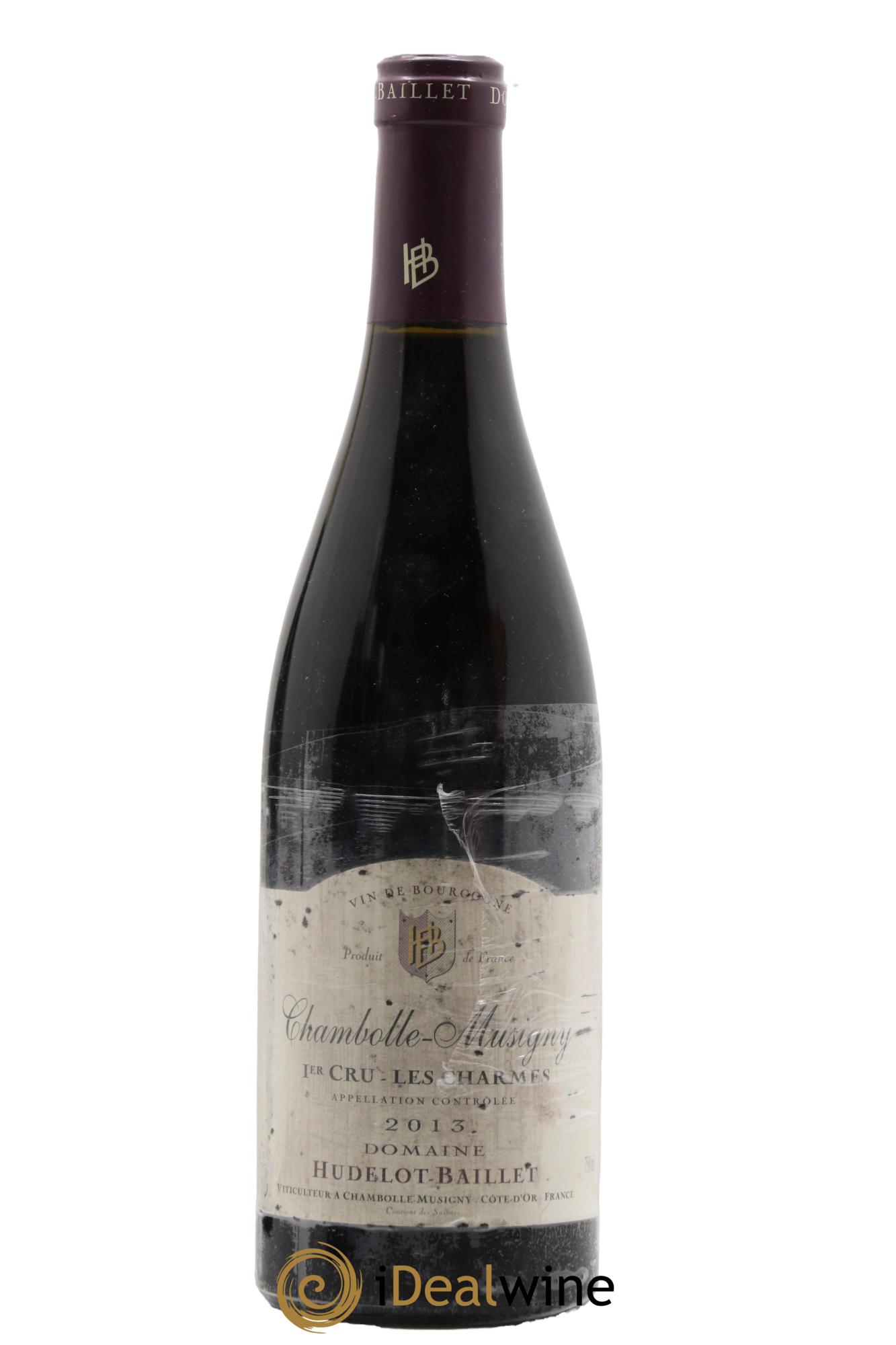 Chambolle-Musigny 1er Cru Les Charmes Hudelot-Baillet 2013 - Posten von 1 Flasche - 0