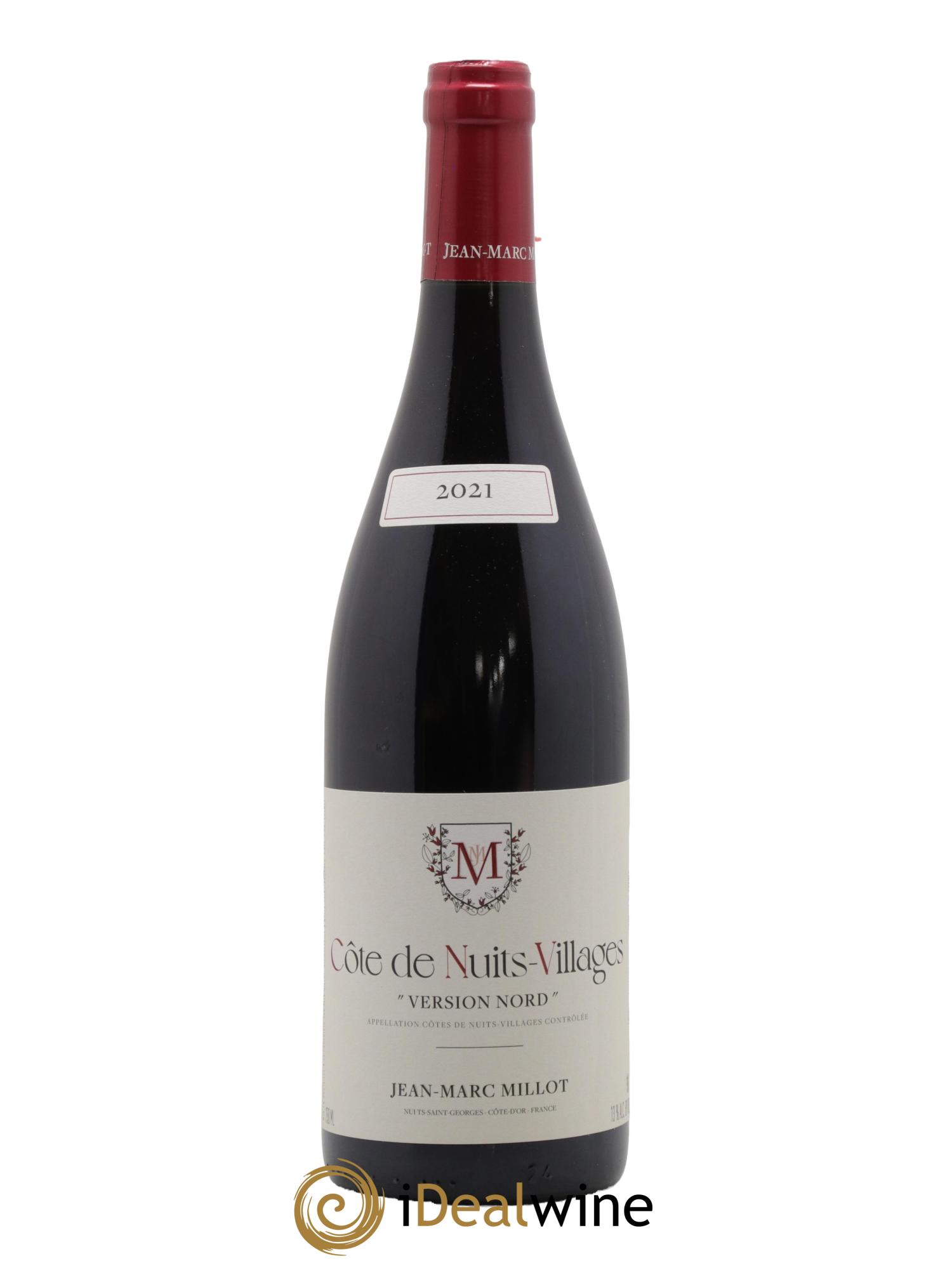 Côte de Nuits-Villages Version Nord Domaine Jean-Marc Millot 2021 - Posten von 1 Flasche - 0