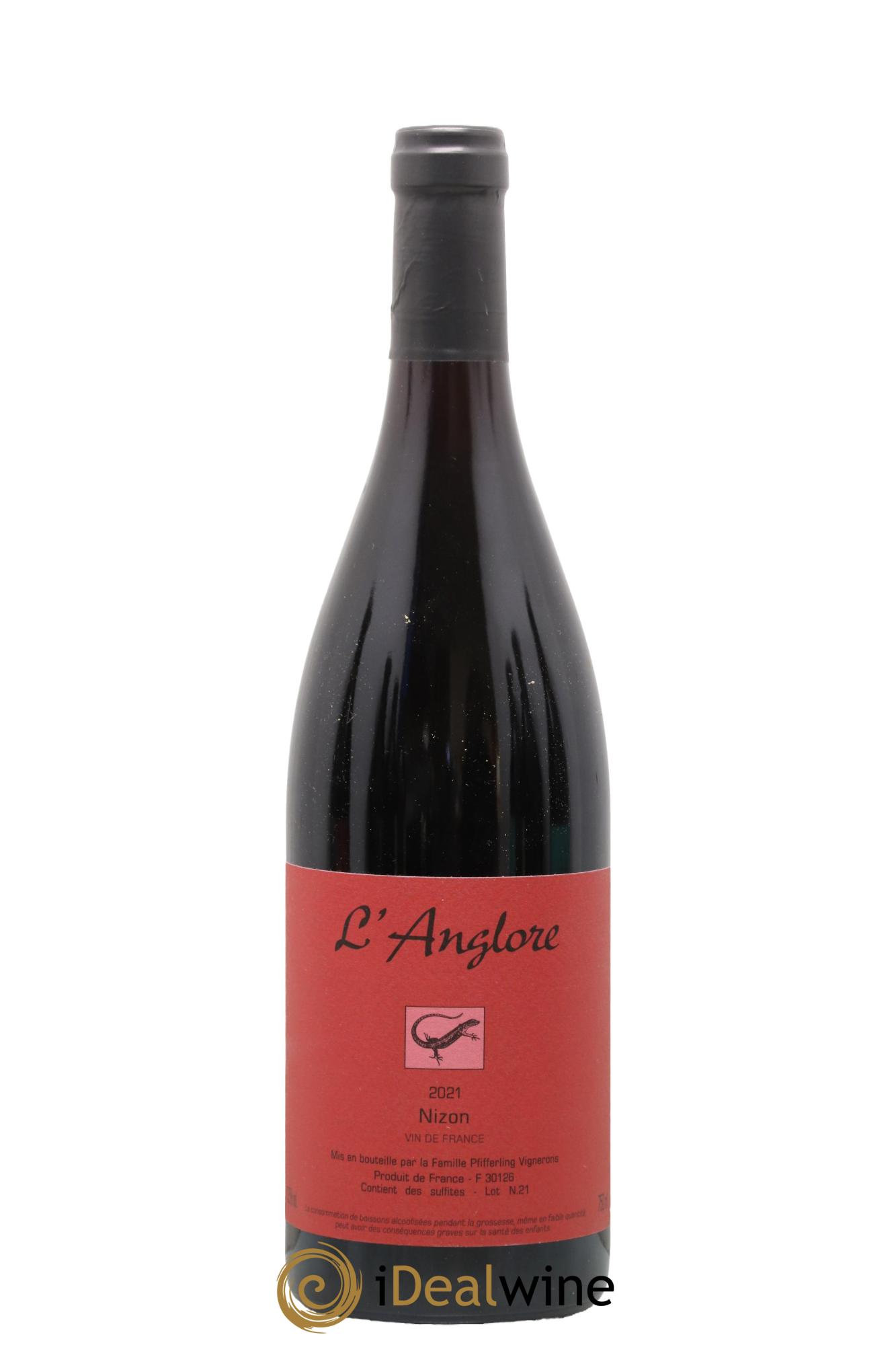 Vin de France Nizon L'Anglore 2021 - Lotto di 1 bottiglia - 0