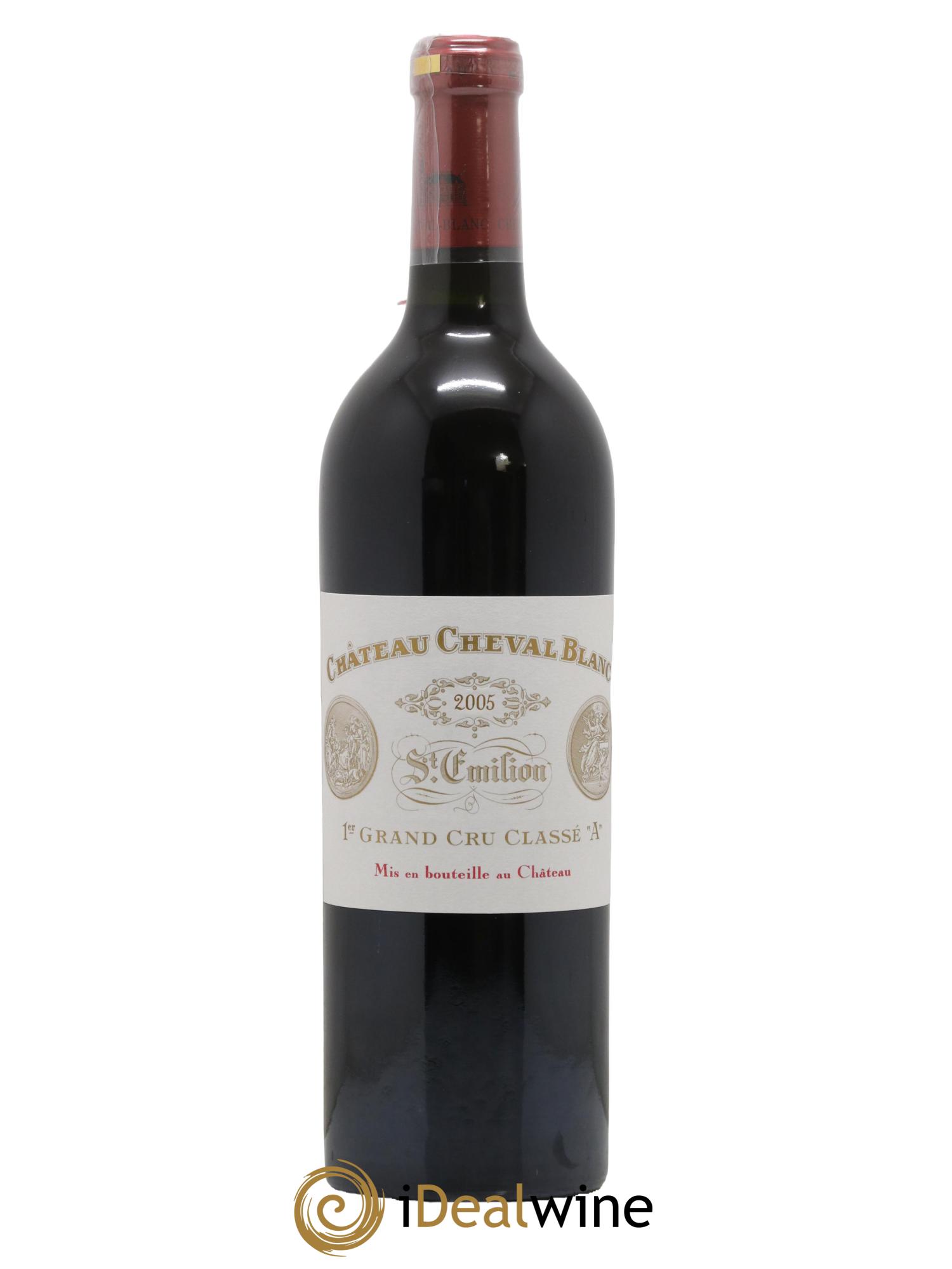 Château Cheval Blanc 1er Grand Cru Classé A 2005 - Lot de 1 bouteille - 0