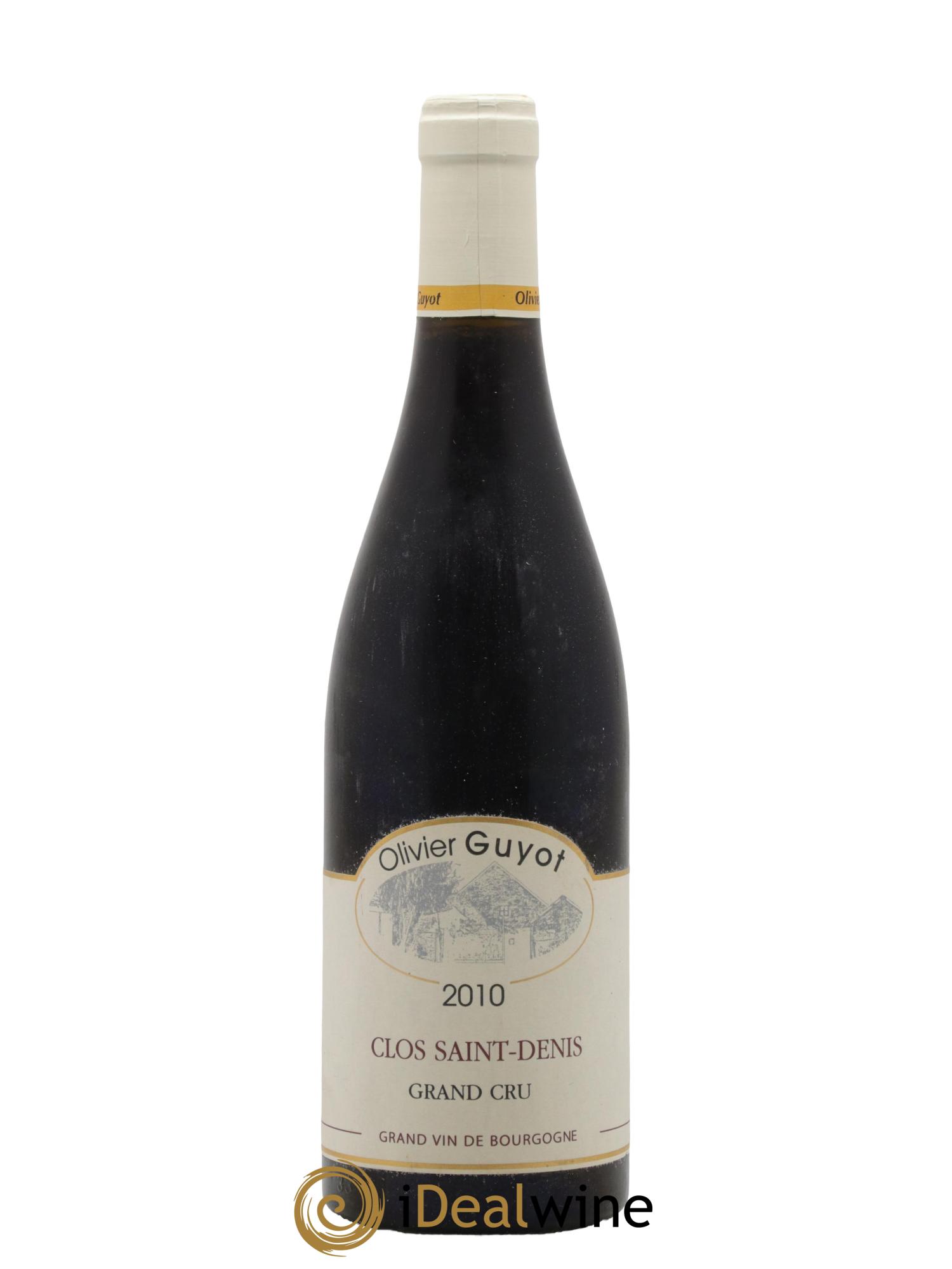 Clos Saint-Denis Grand Cru Olivier Guyot (Domaine de) 2010 - Posten von 1 Flasche - 0