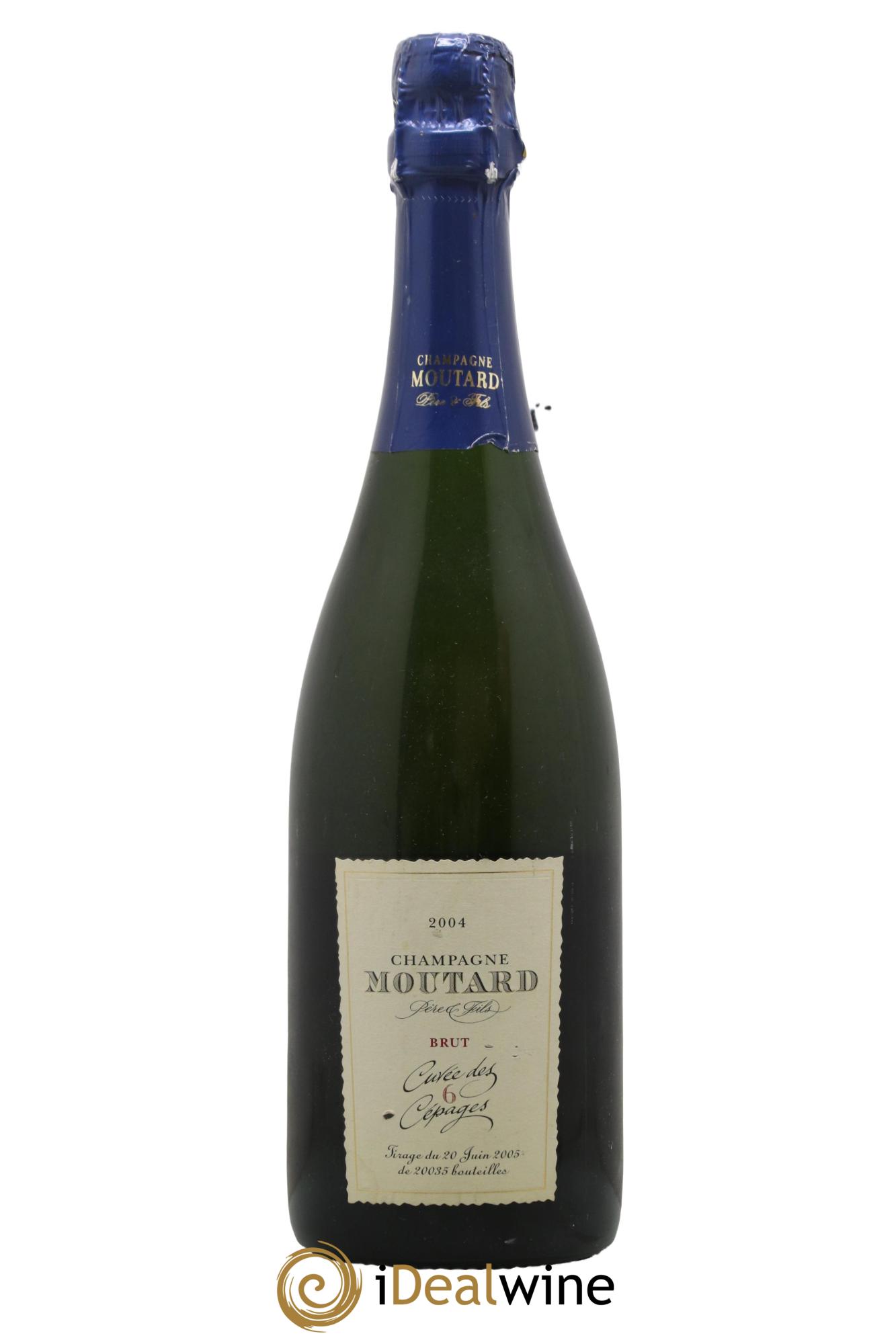 Champagne Brut Cuvée des 6 Cépages Moutard Père et Fils 2004 - Lot of 1 bottle - 0