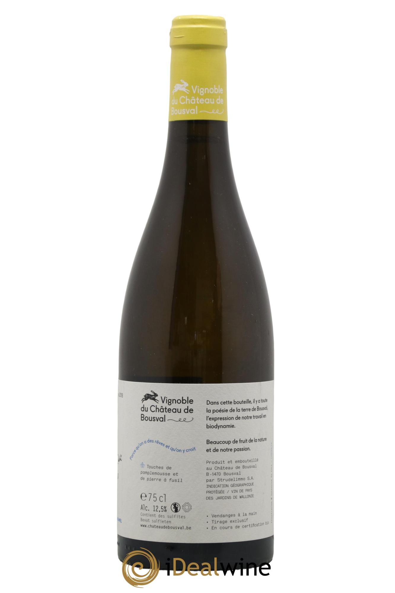 Vins Etrangers IGP Vin de Pays des Jardins de Wallonie Tout Cru Château de Bousval 2018 - Lot de 1 bouteille - 1