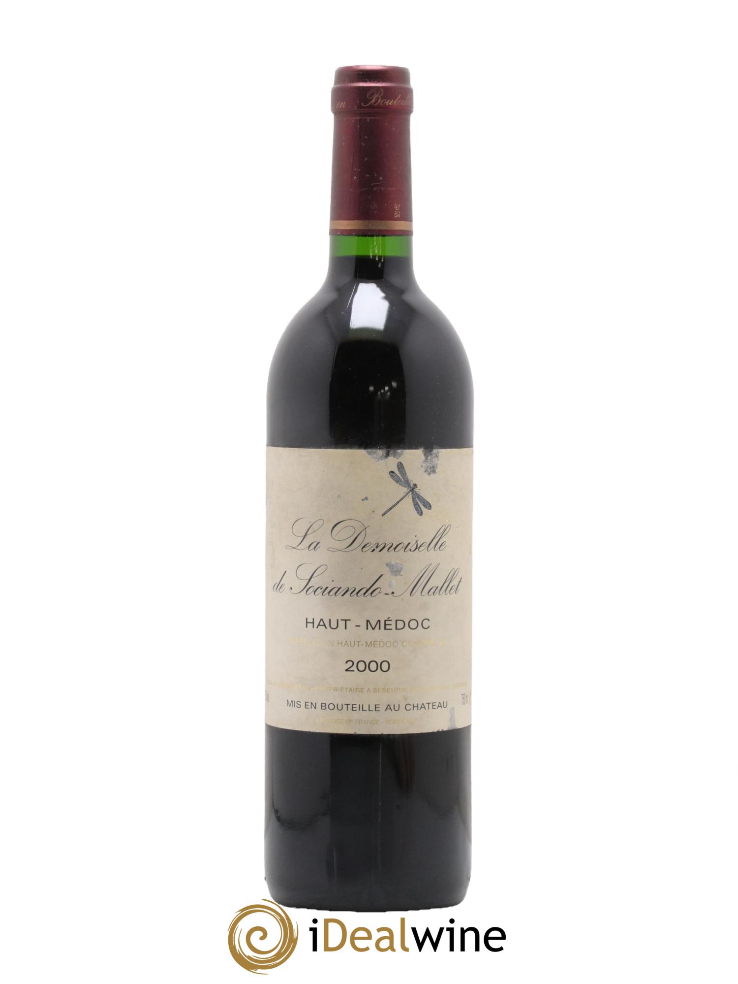 Demoiselle de Sociando Mallet Second Vin 2000 - Lot de 1 bouteille - 0