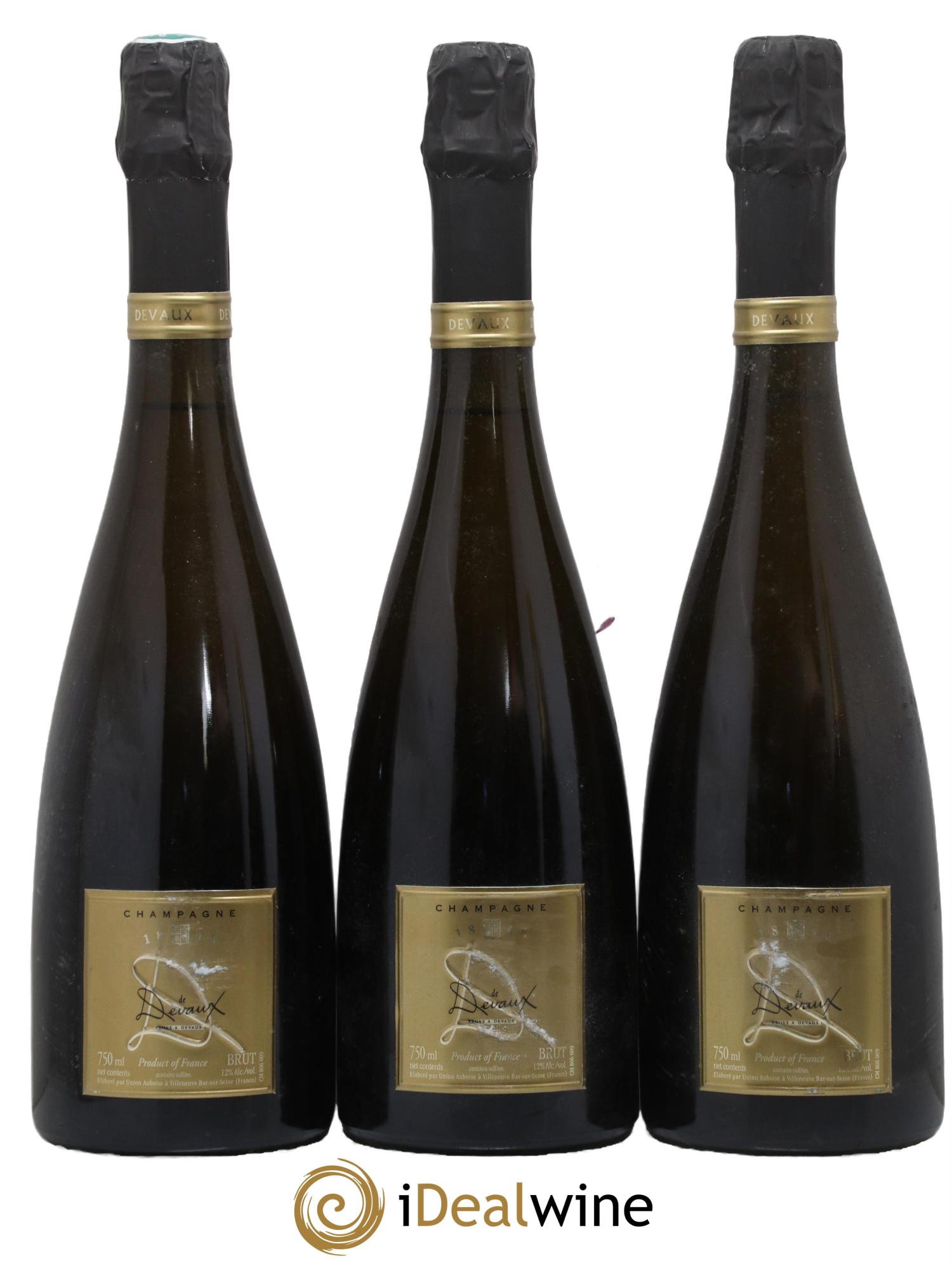 Champagne D Maison Devaux - Lot de 3 bouteilles - 0