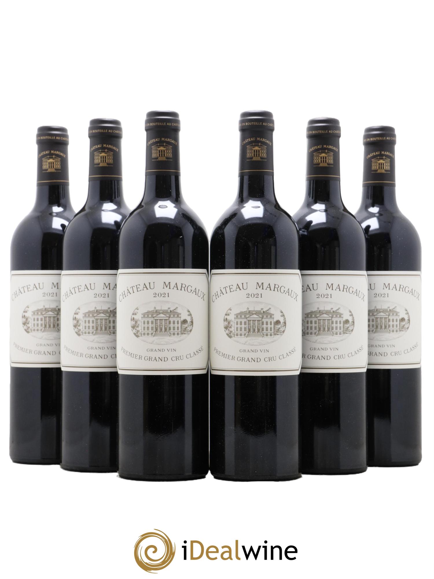 Château Margaux 1er Grand Cru Classé 2021 - Lot de 6 bouteilles - 0