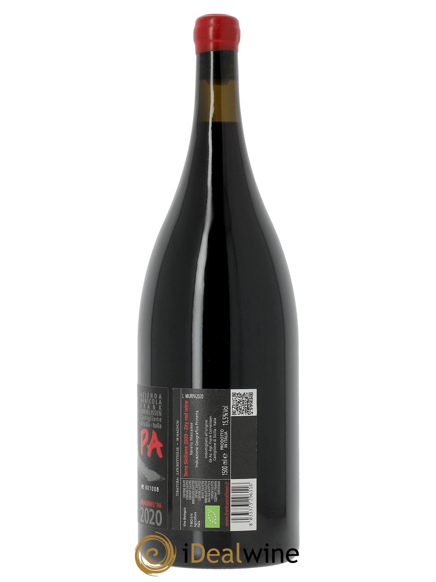 Terre Siciliane IGT Munjebel PA Frank Cornelissen  2020 - Posten von 1 Magnum - 1