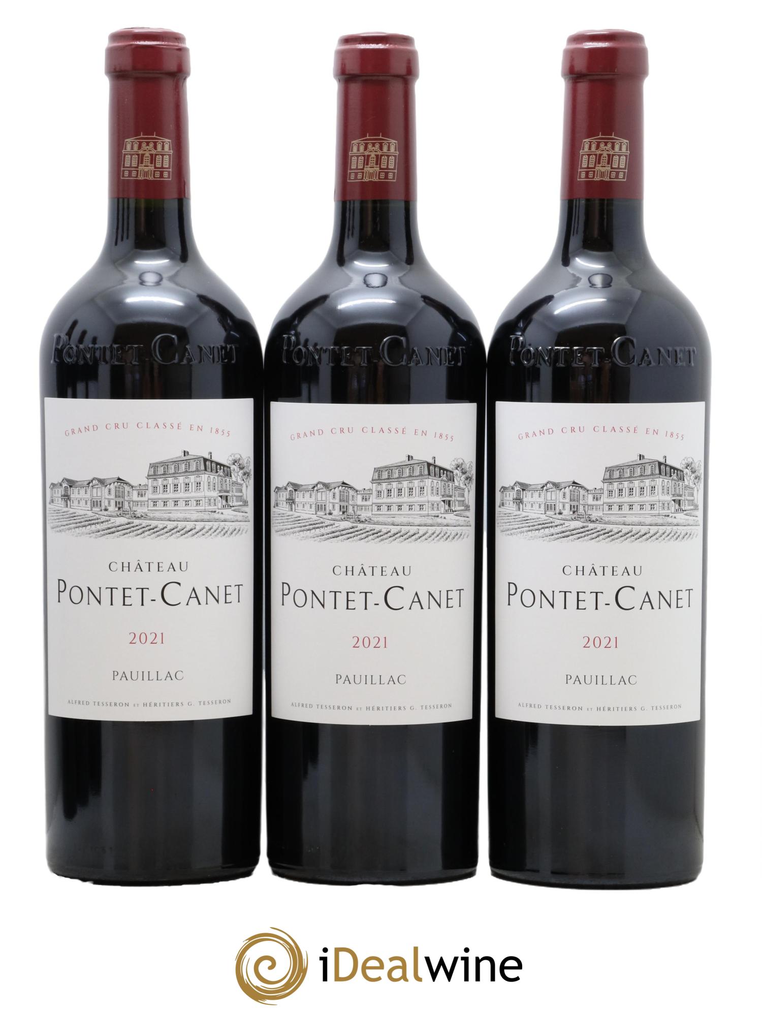 Château Pontet Canet 5ème Grand Cru Classé 2021 - Lot de 6 bouteilles - 2