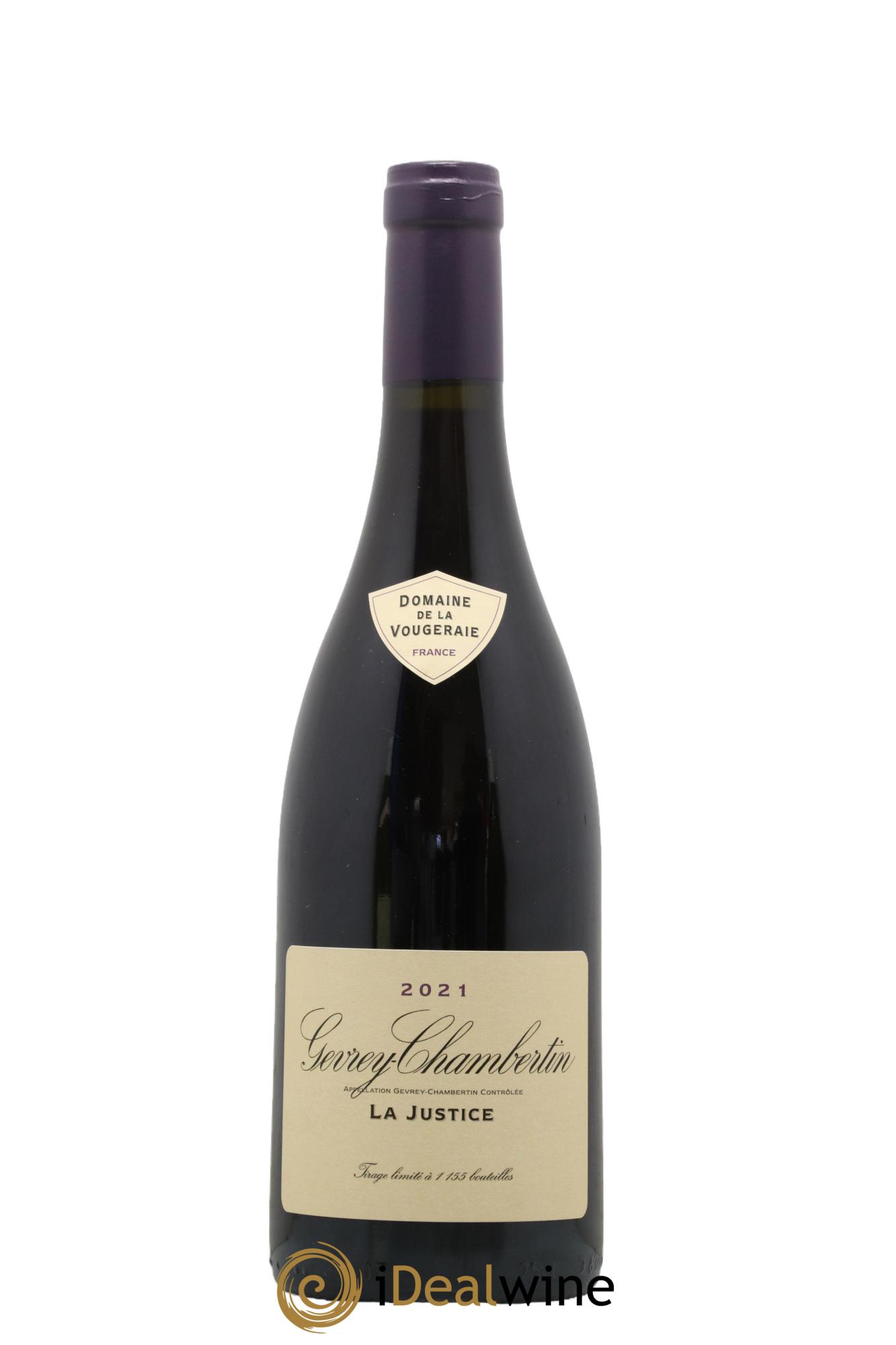 Gevrey-Chambertin La Justice La Vougeraie 2021 - Lot of 1 bottle - 0