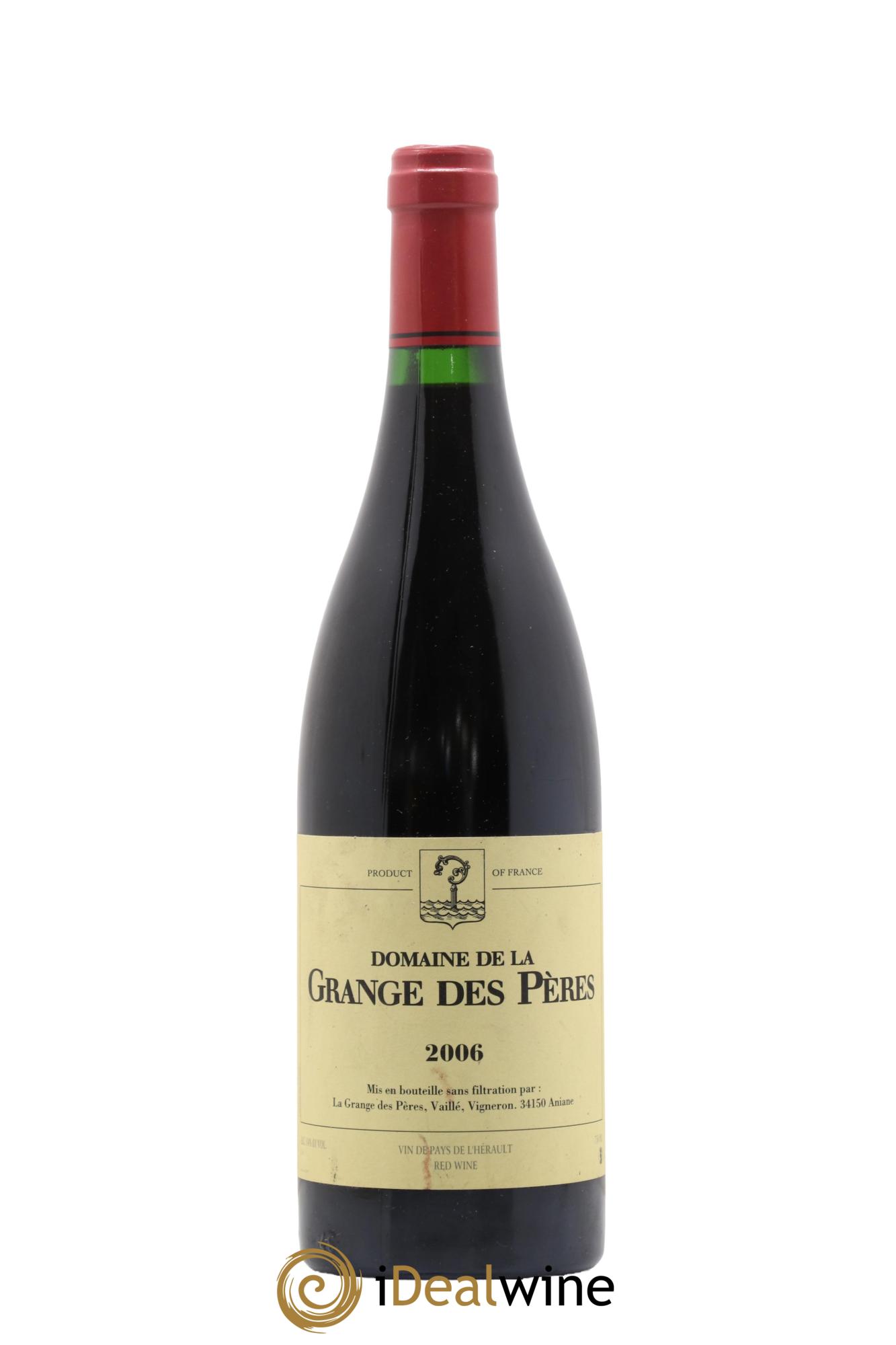 IGP Pays d'Hérault Grange des Pères Laurent Vaillé  2006 - Lot of 1 bottle - 0