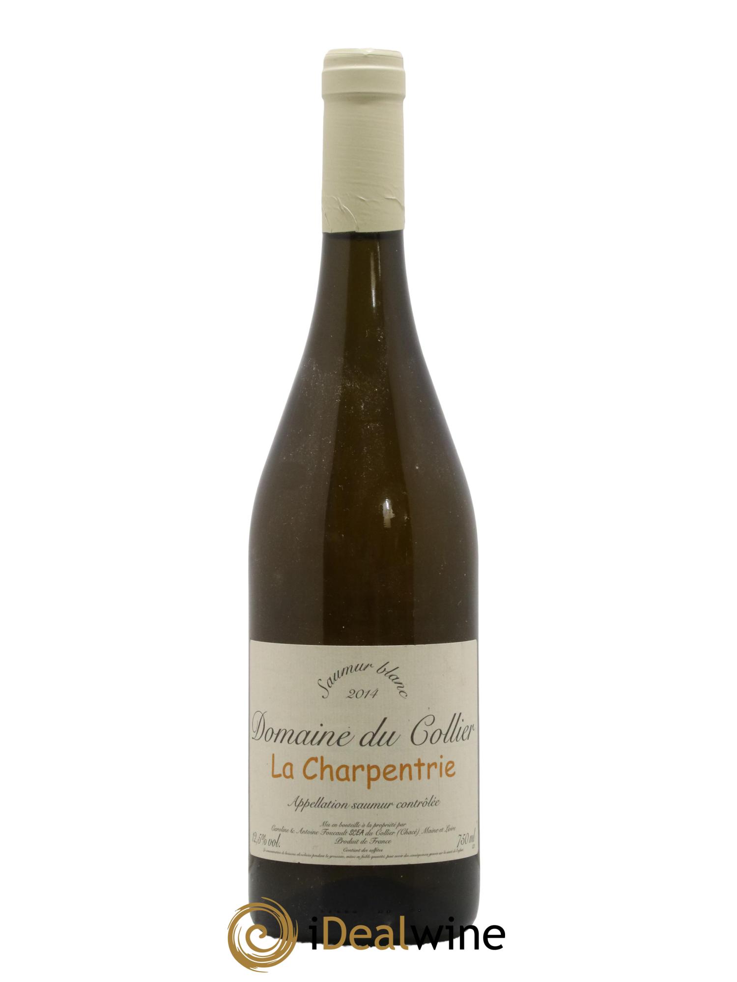 Saumur La Charpentrie Domaine du Collier 2014 - Lot de 1 bouteille - 0