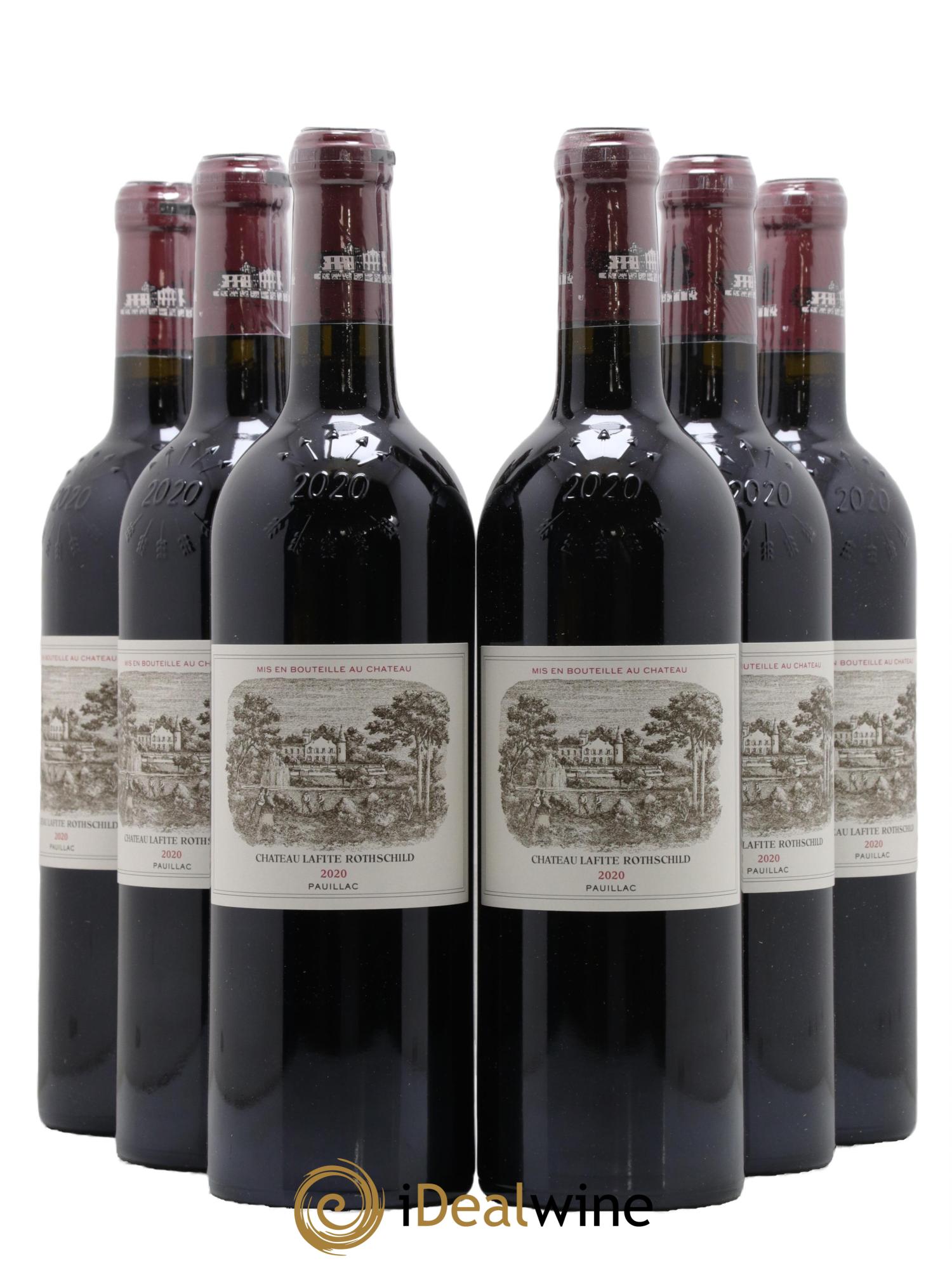 Château Lafite Rothschild 1er Grand Cru Classé 2020 - Posten von 6 Flaschen - 0