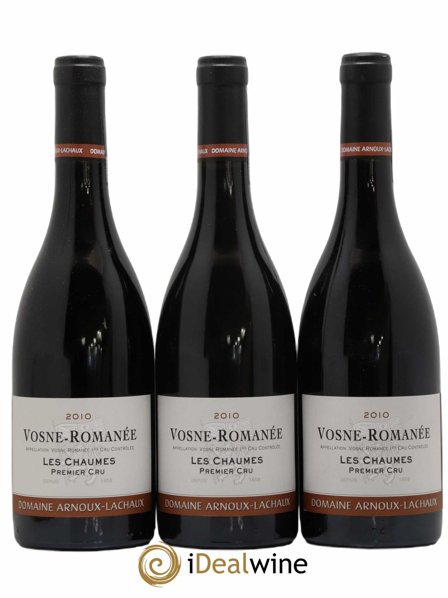 Vosne-Romanée 1er Cru Les Chaumes Arnoux-Lachaux (Domaine) 2010 - Lot de 3 bouteilles - 0