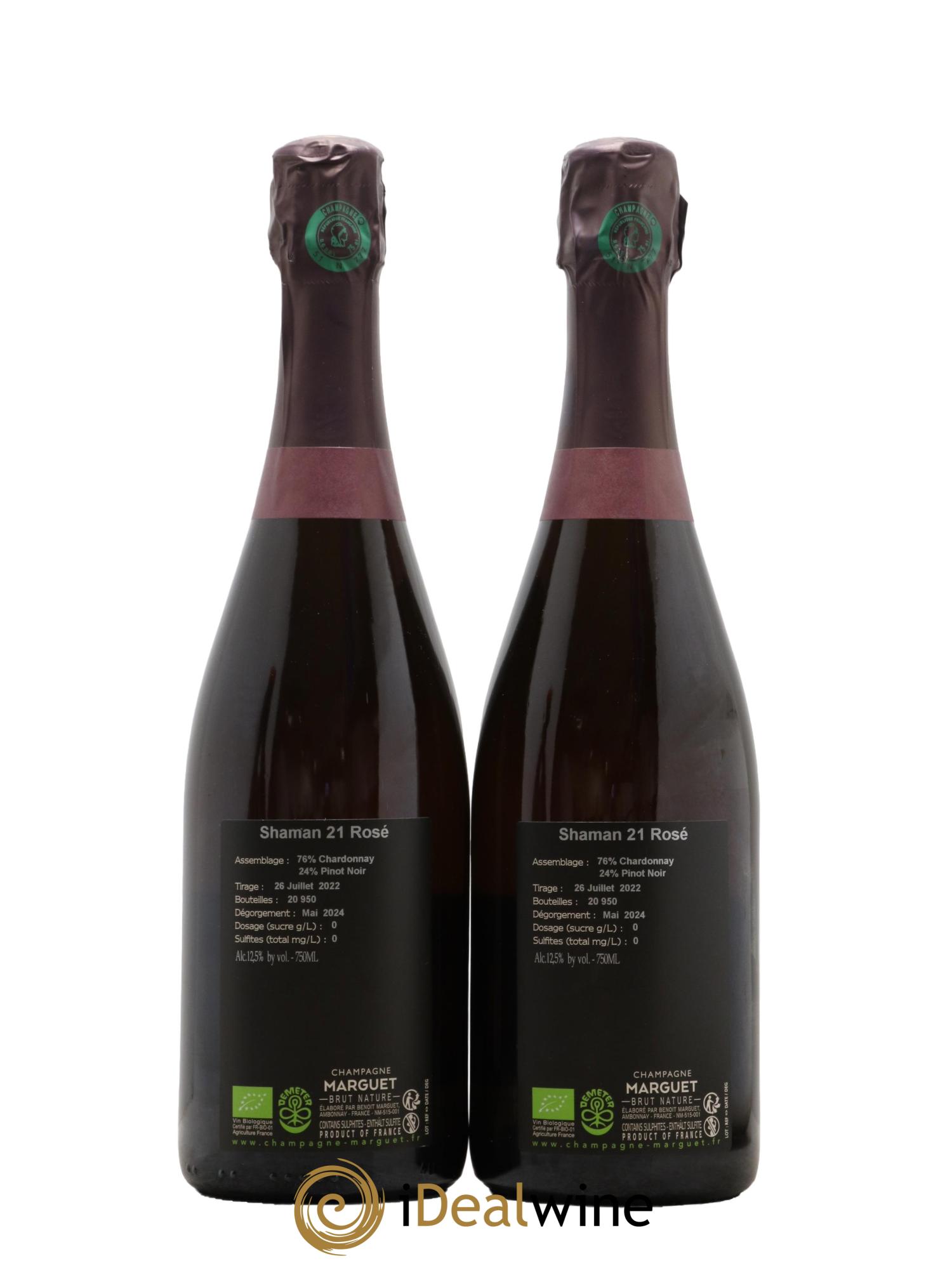 Shaman Grand Cru Brut Marguet 2021 - Posten von 2 Flaschen - 1