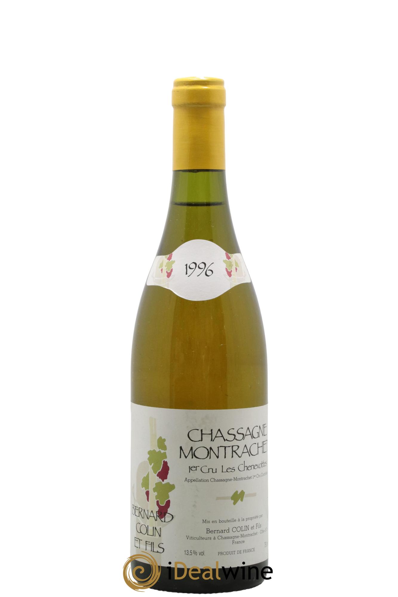 Chassagne-Montrachet 1er Cru Chenevottes Bernard Colin 1996 - Posten von 1 Flasche - 0