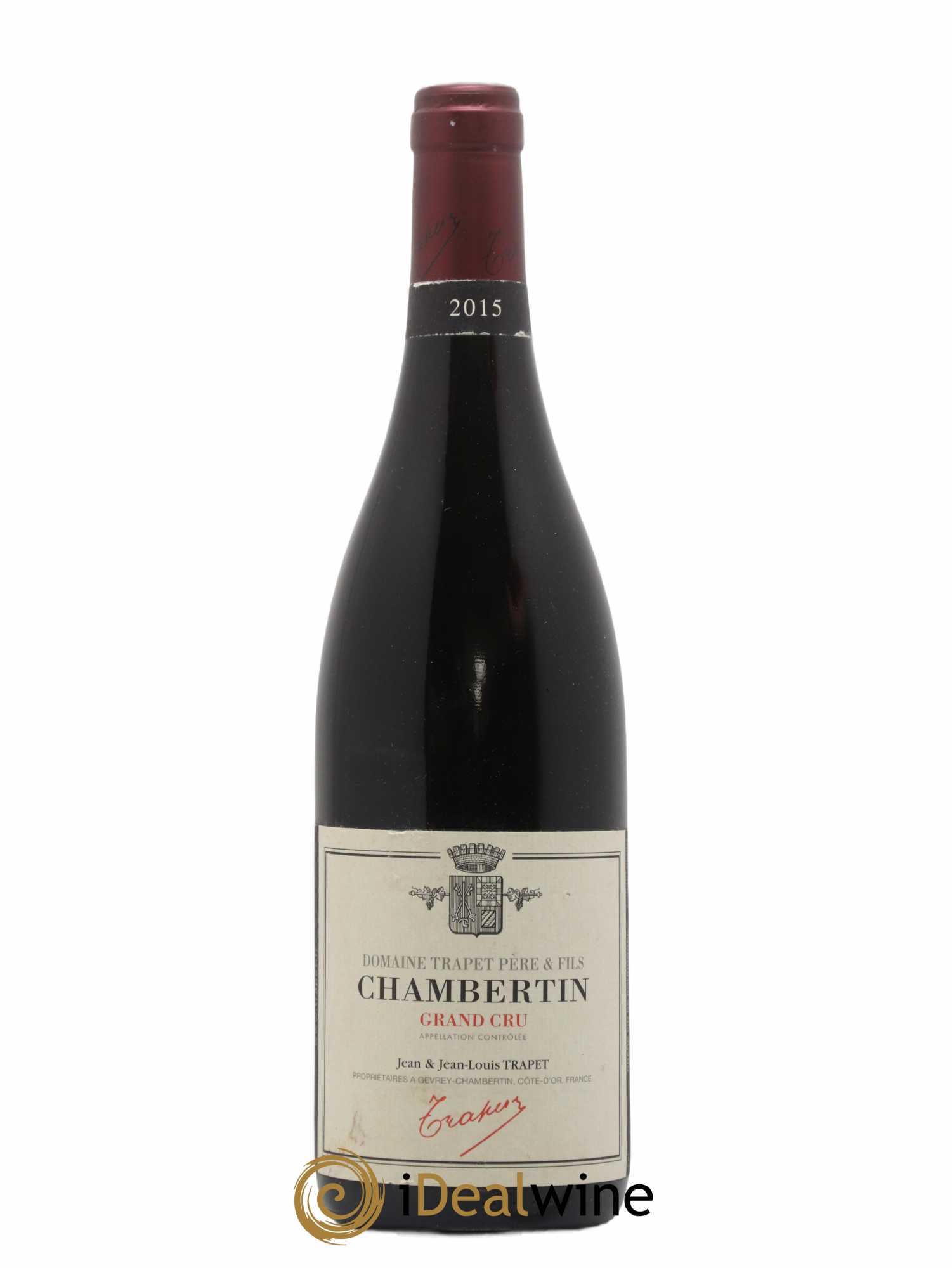 Chambertin Grand Cru Domaine Trapet 2015 - Lot de 1 bouteille - 0