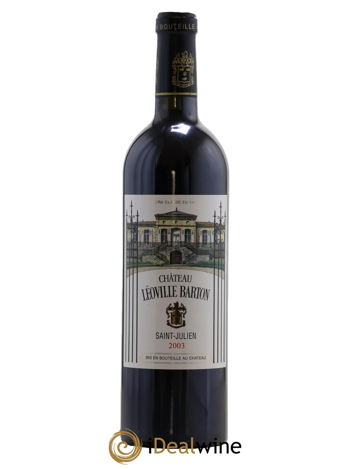 Château Léoville Barton 2ème Grand Cru Classé 2003 - Posten von 1 Flasche - 0