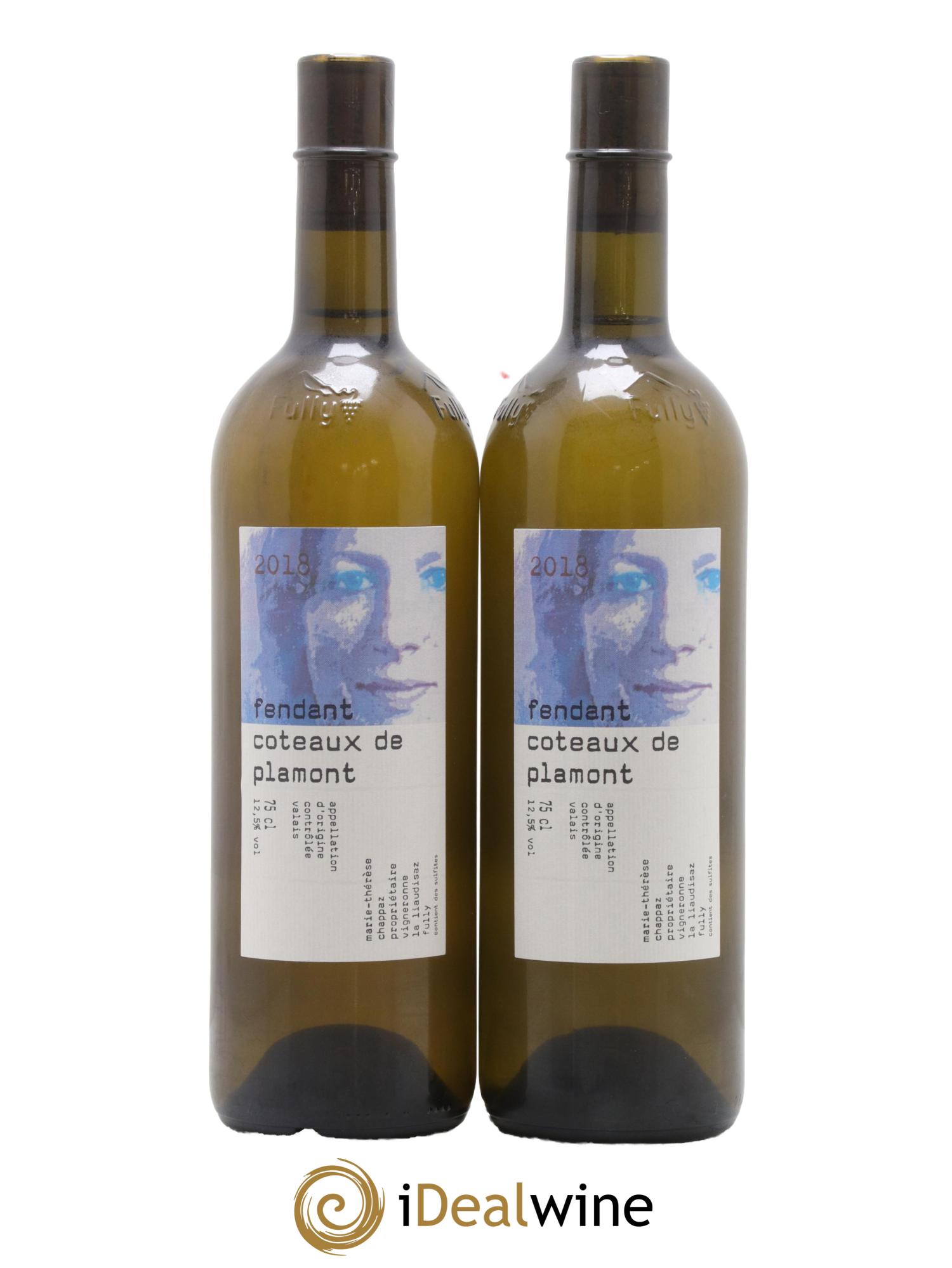 Valais Fully Coteaux de Plamont Marie-Thérèse Chappaz - Domaine Des Claives 2018 - Lot de 2 bouteilles - 0