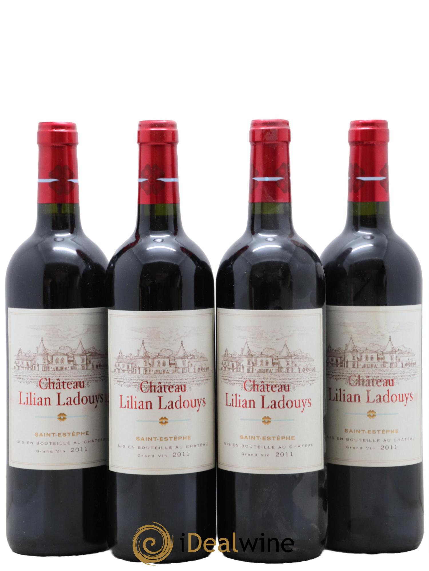 Château Lilian Ladouys Cru Bourgeois  2011 - Lot of 4 bottles - 0