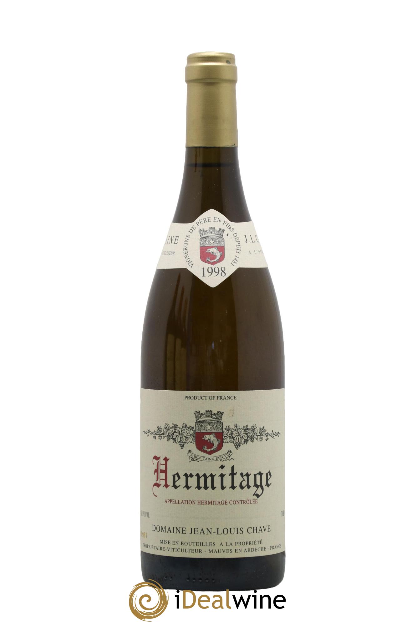 Hermitage Jean-Louis Chave 1998 - Lot de 1 bouteille - 0