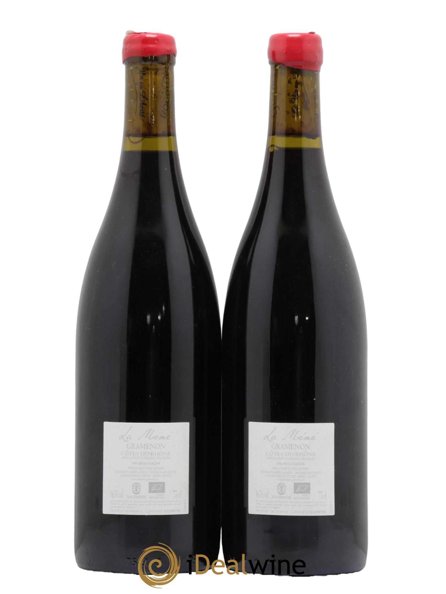 Côtes du Rhône La Mémé Ceps Centenaires Gramenon (Domaine) 2018 - Posten von 2 Flaschen - 1