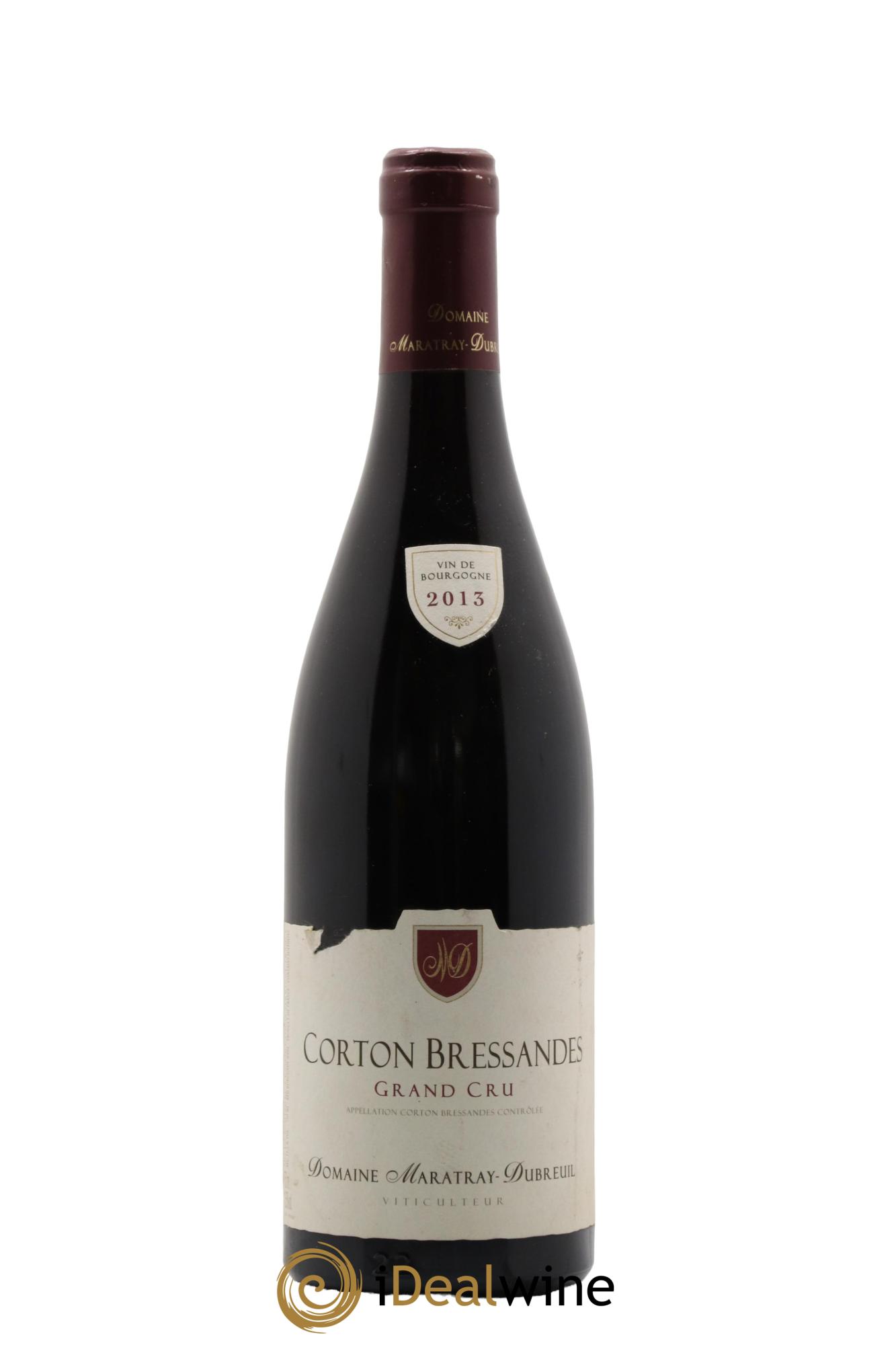 Corton Grand Cru Bressandes Domaine Maratray-Dubreuil 2013 - Lotto di 1 bottiglia - 0