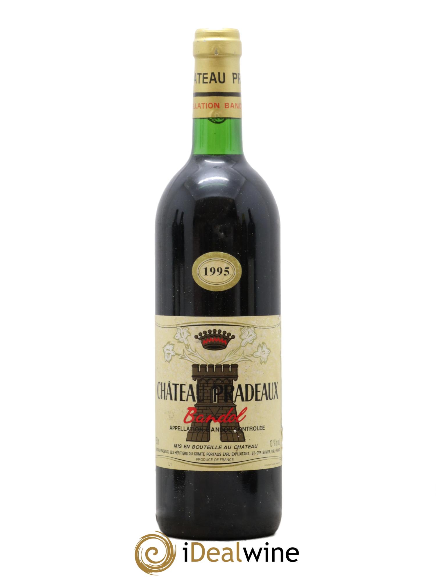 Bandol Château Pradeaux Famille Portalis 1995 - Lotto di 1 bottiglia - 0