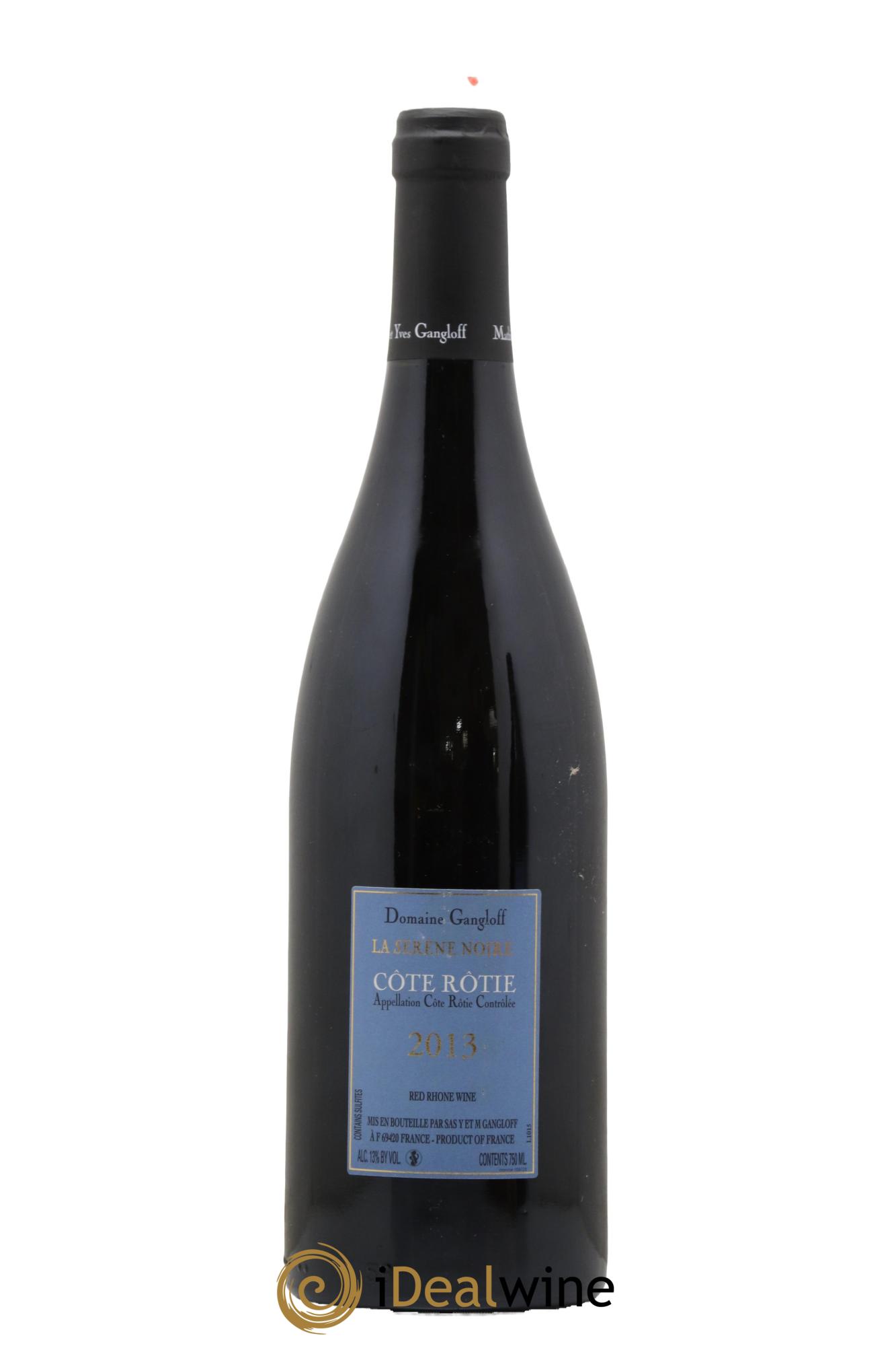 Côte-Rôtie La Sereine Noire Gangloff (Domaine) 2013 - Lot de 1 bouteille - 1