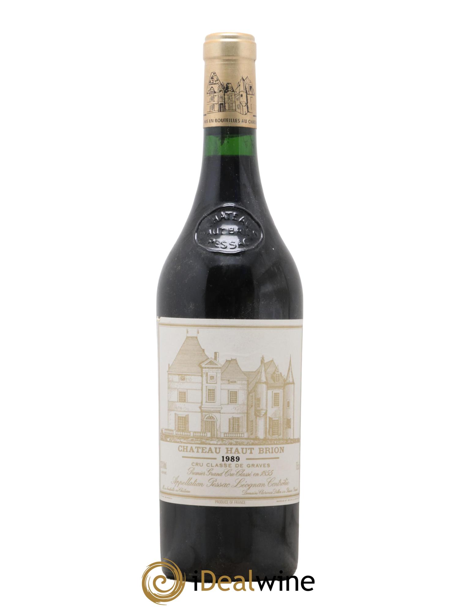 Château Haut Brion 1er Grand Cru Classé 1989 - Posten von 1 Flasche - 0