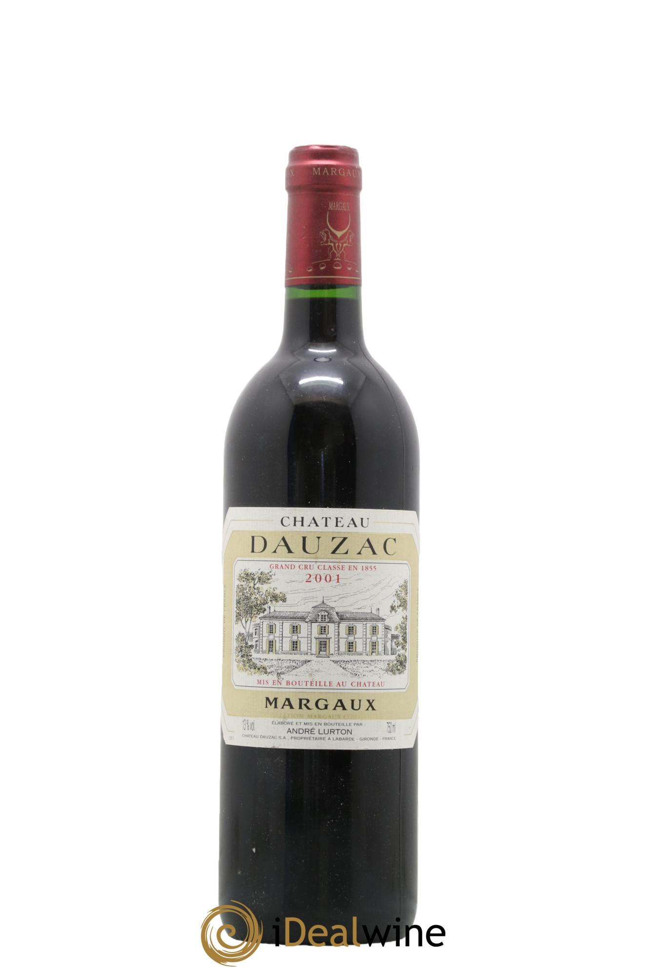 Château Dauzac 5ème Grand Cru Classé 2001 - Lot de 1 bouteille - 0