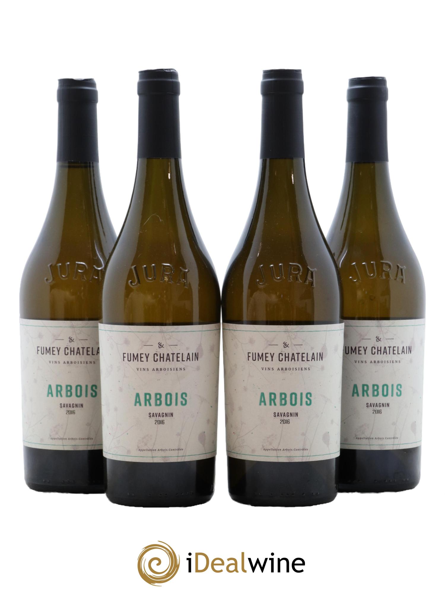 Arbois Savagnin Ouillé Fumey-Chatelain 2016 - Lotto di 4 bottiglie - 0