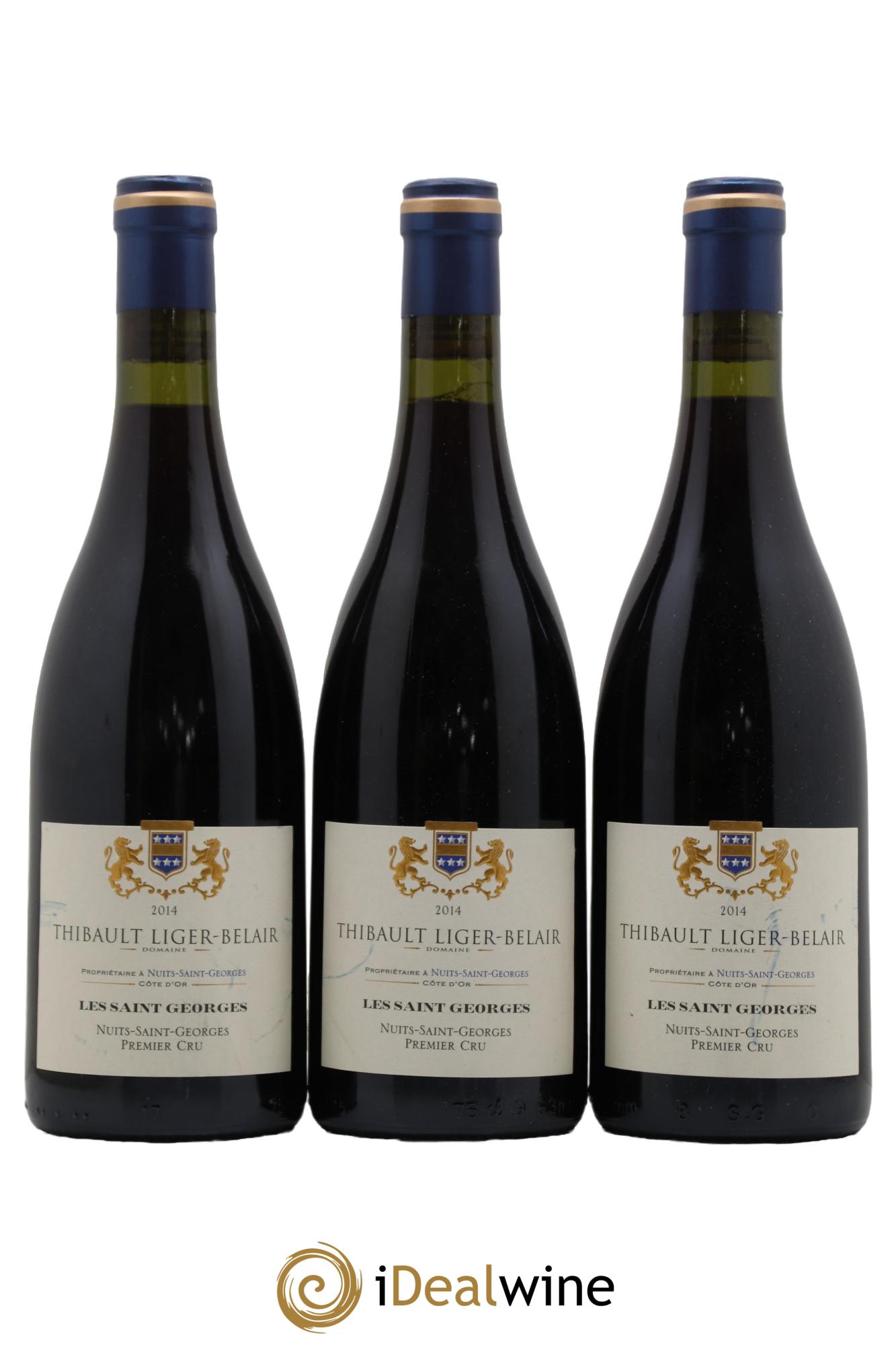 Nuits Saint-Georges 1er Cru Les Saint-Georges Thibault Liger-Belair  2014 - Lotto di 3 bottiglie - 0