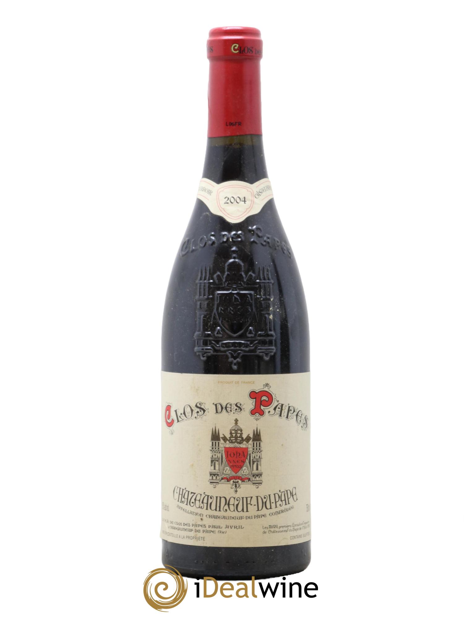 Châteauneuf-du-Pape Clos des Papes - Paul Avril 2004 - Lotto di 1 bottiglia - 0