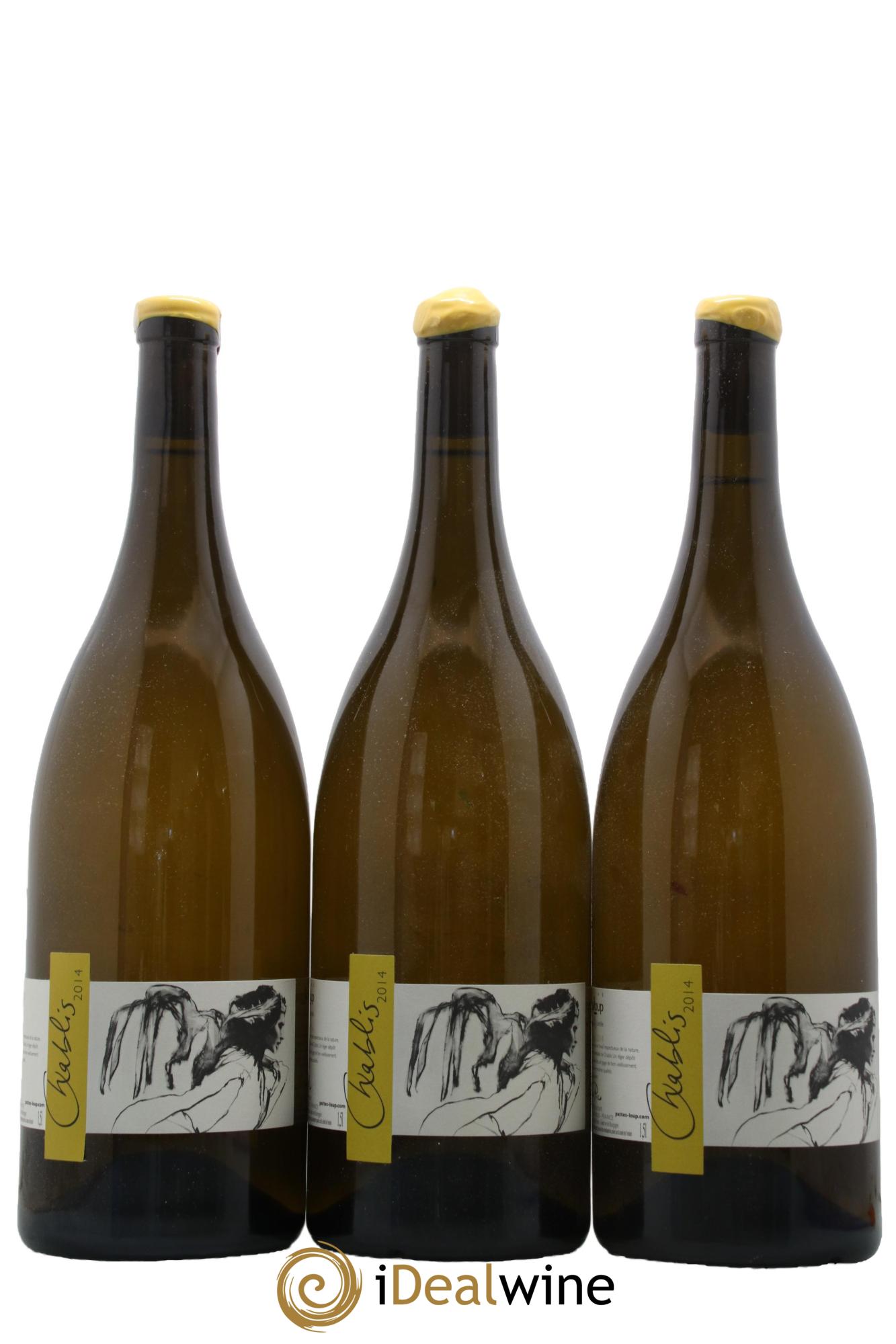 Chablis Vent d'Ange Pattes Loup (Domaine) 2014 - Lot of 3 magnums - 0