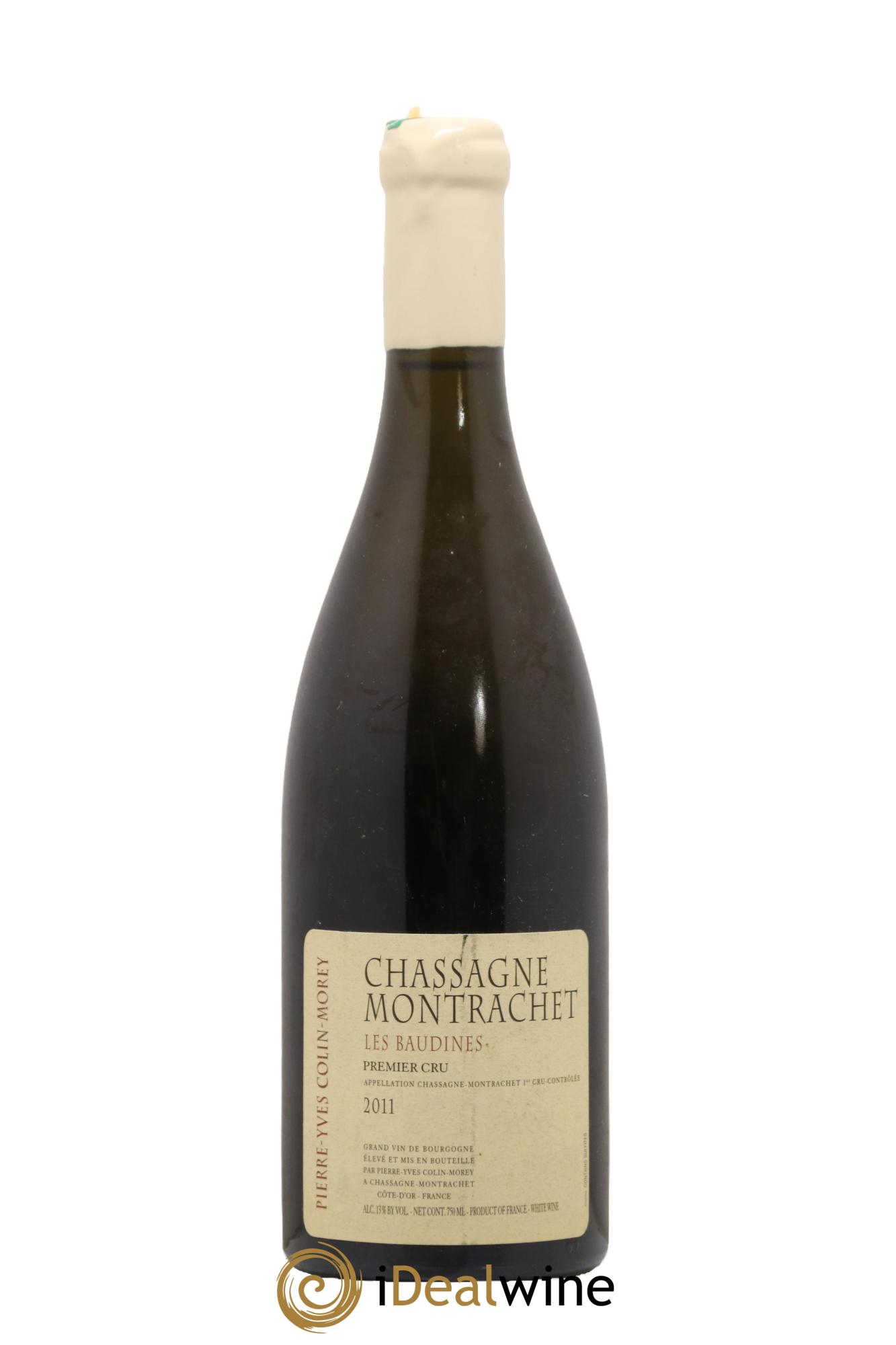 Chassagne-Montrachet 1er Cru Les Baudines Pierre-Yves Colin Morey 2011 - Posten von 1 Flasche - 0