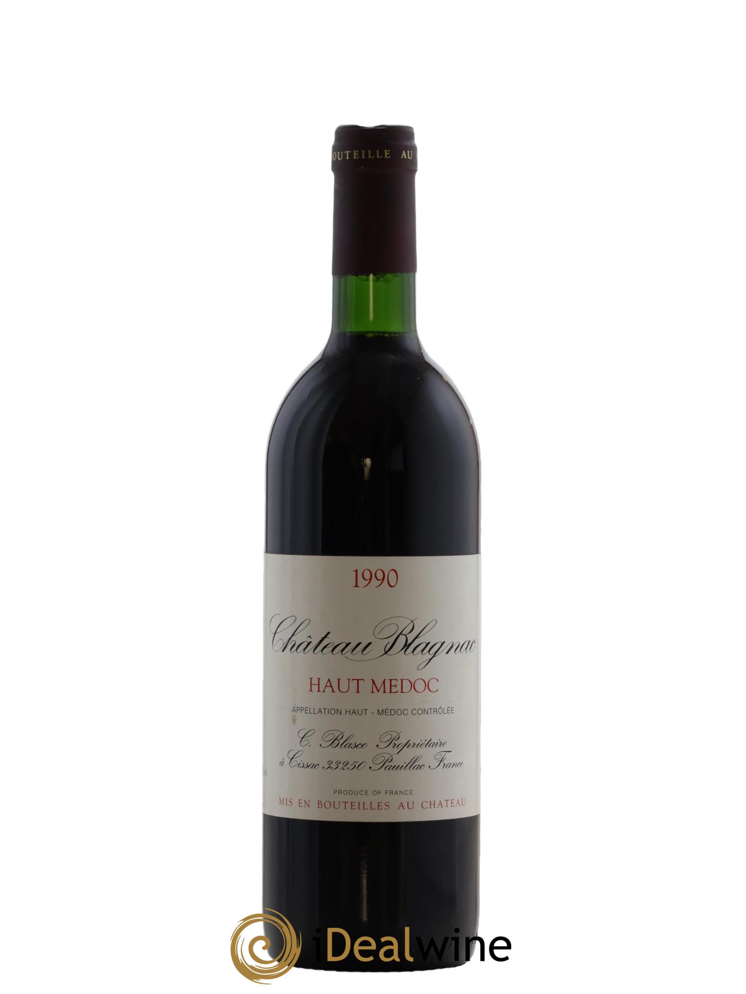 Haut Médoc Château Blagnac 1990 - Lot of 1 bottle - 0