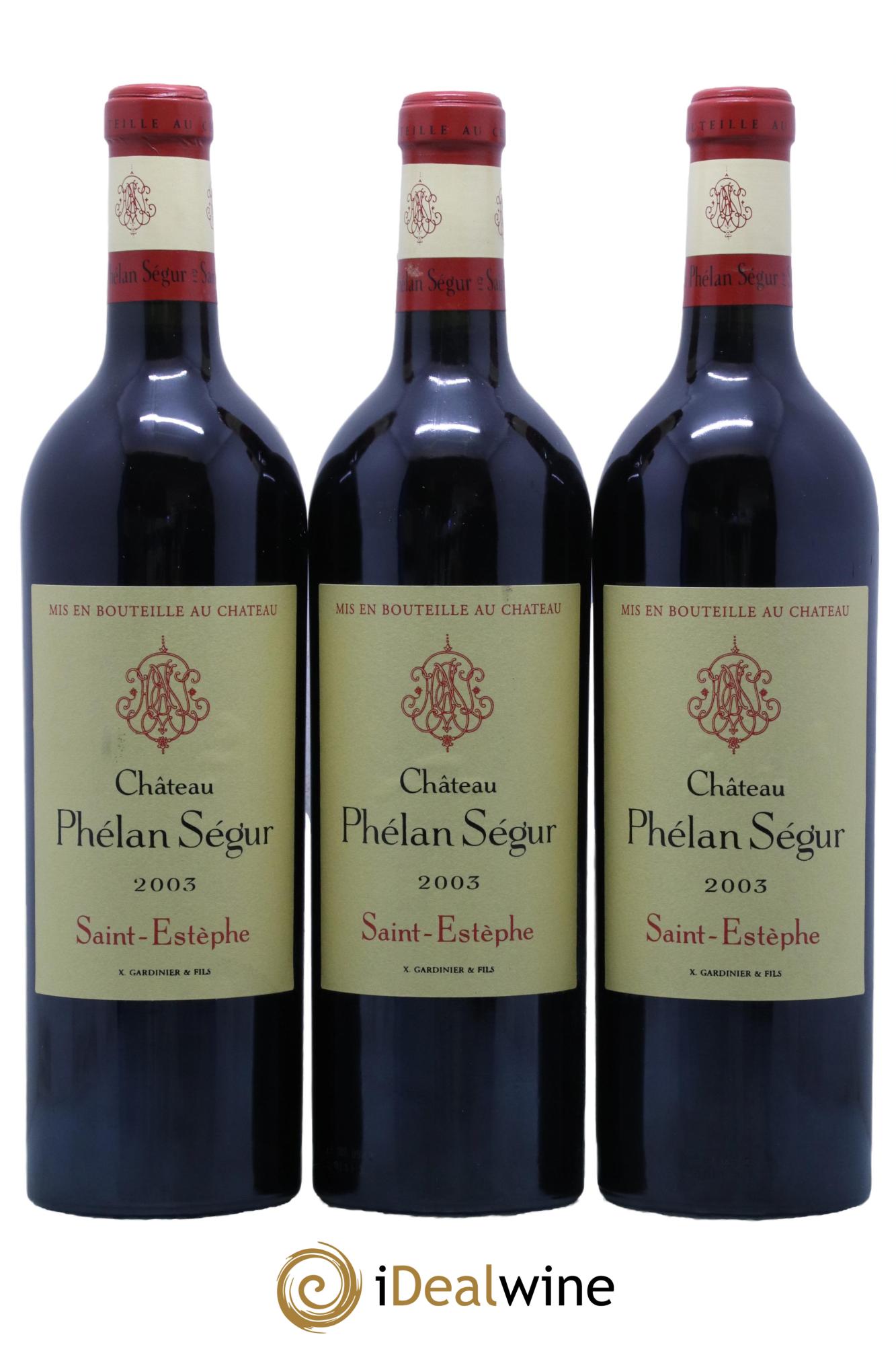 Château Phélan Ségur  2003 - Lot de 12 bouteilles - 4