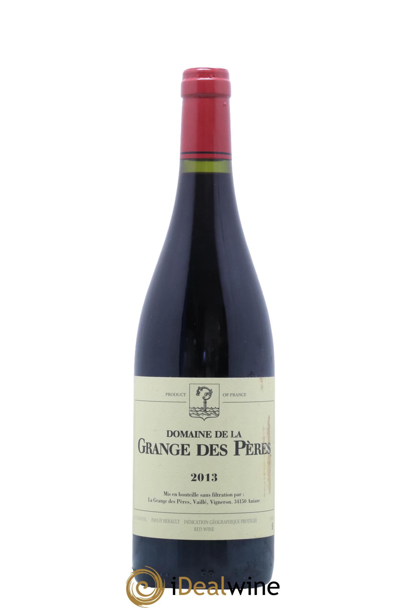 IGP Pays d'Hérault Grange des Pères Laurent Vaillé  2013 - Posten von 1 Flasche - 0