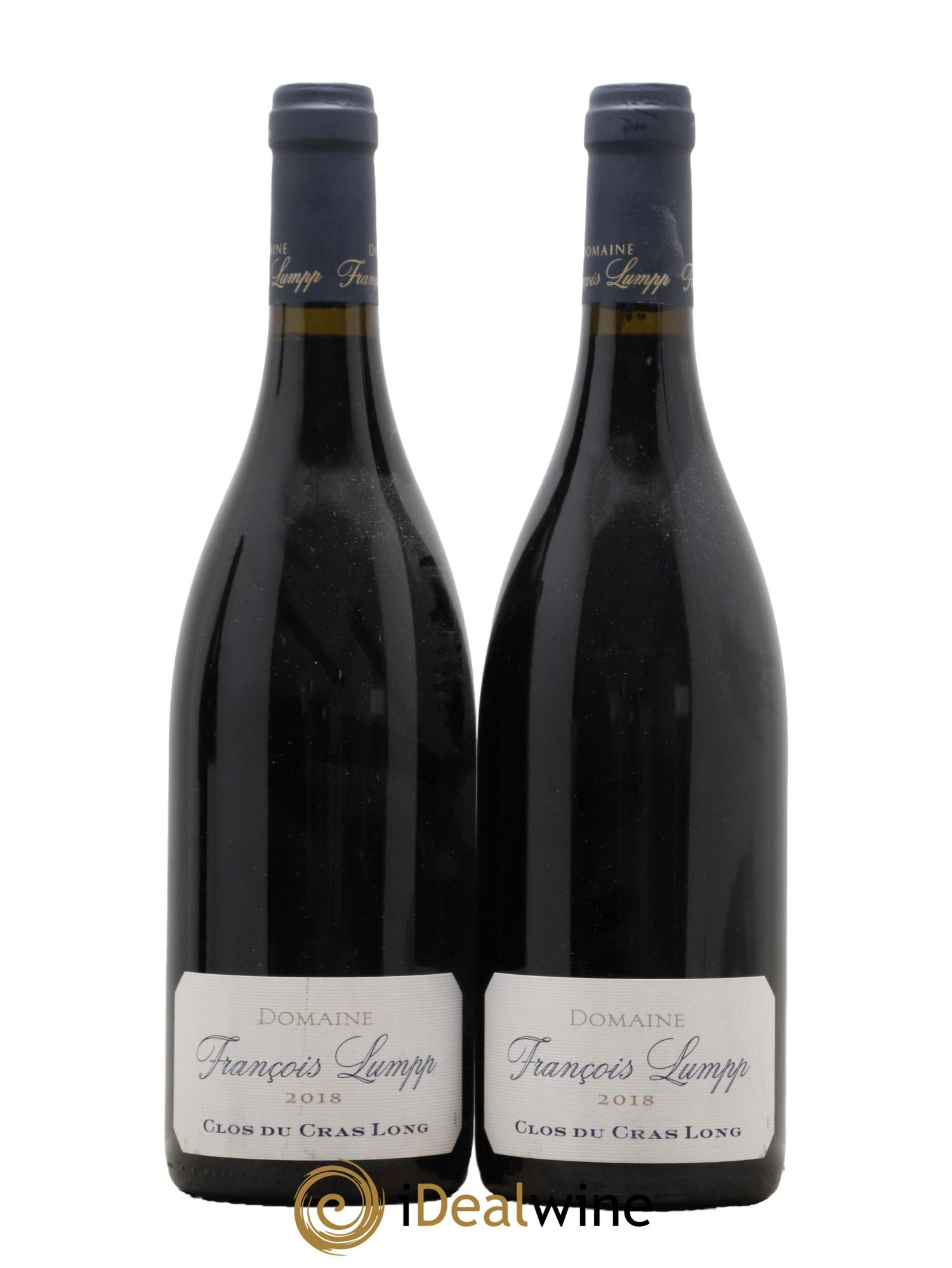 Givry 1er Cru Clos du Cras Long François Lumpp (Domaine) 2018 - Posten von 2 Flaschen - 0