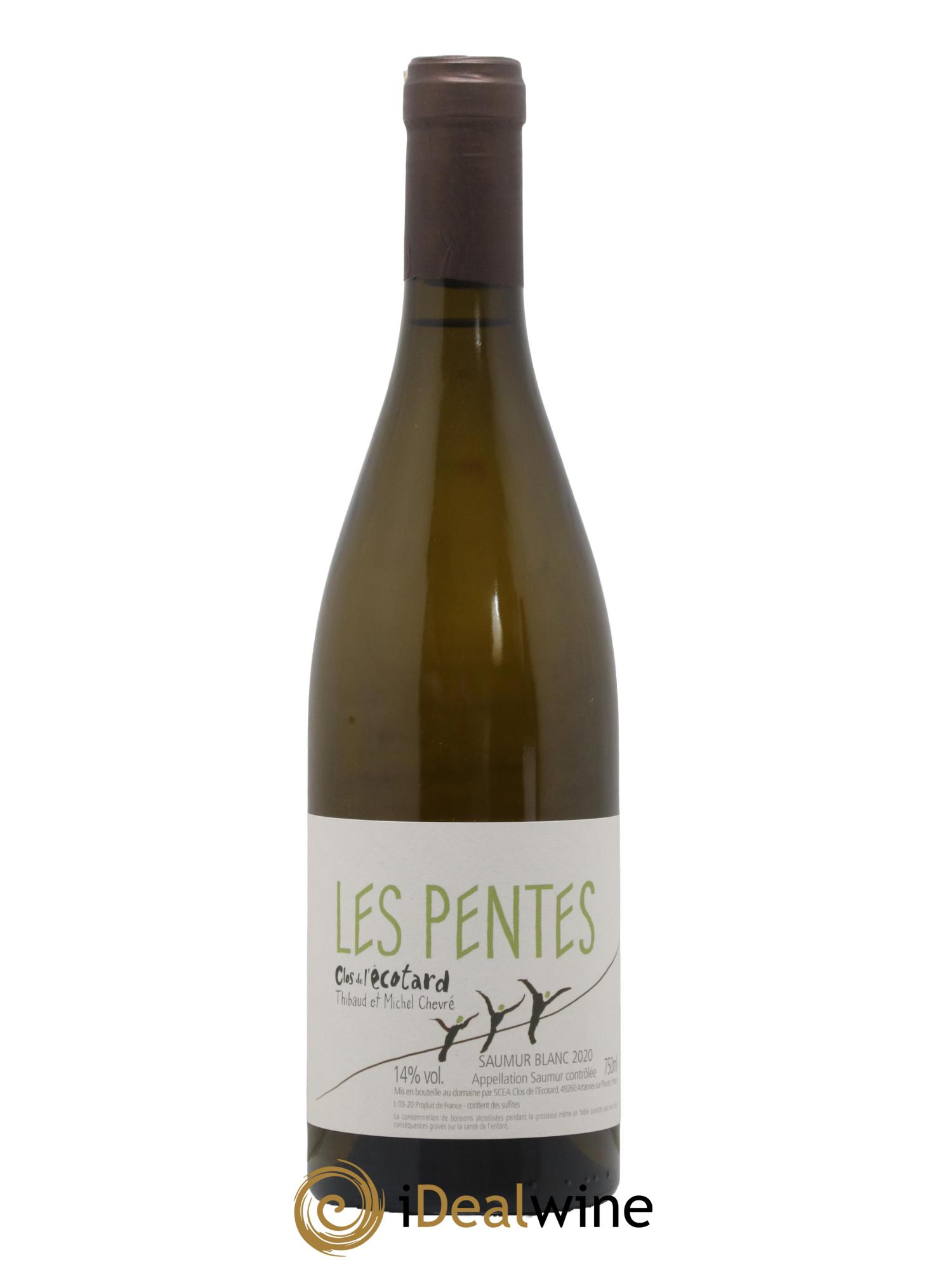 Saumur Les Pentes Clos de l' Ecotard 2020 - Posten von 1 Flasche - 0