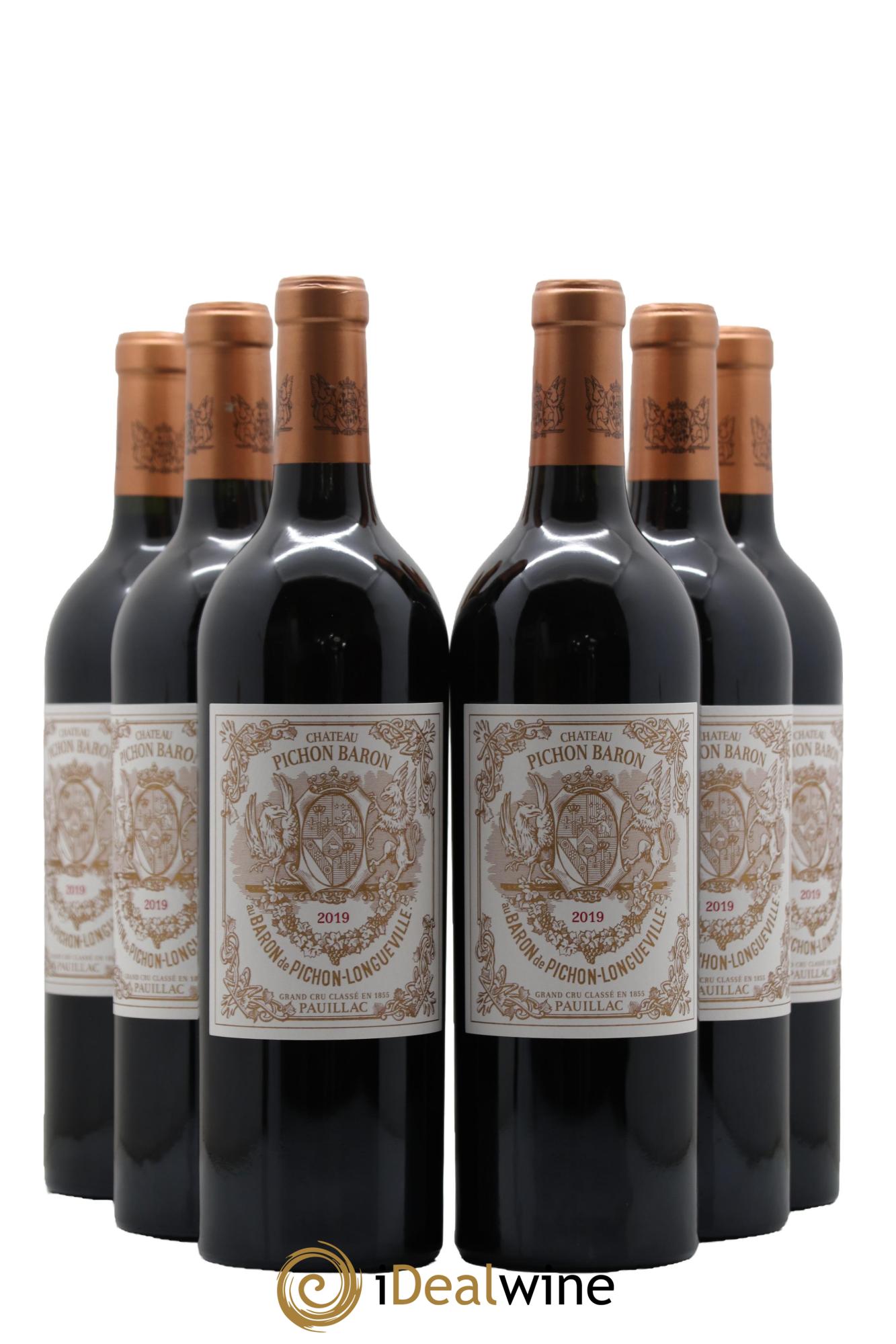 Pichon Longueville Baron 2ème Grand Cru Classé 2019 - Lot de 6 bouteilles - 0